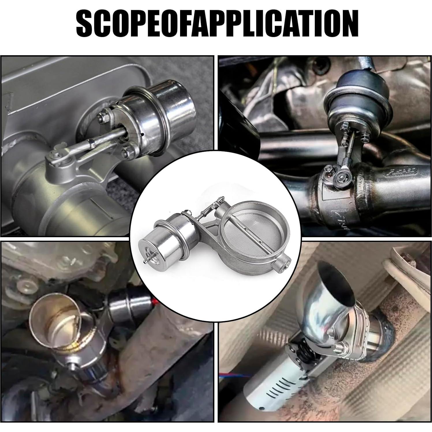 Válvula de Escape Universal 5.08 cm Acero Inoxidable CNRAQR