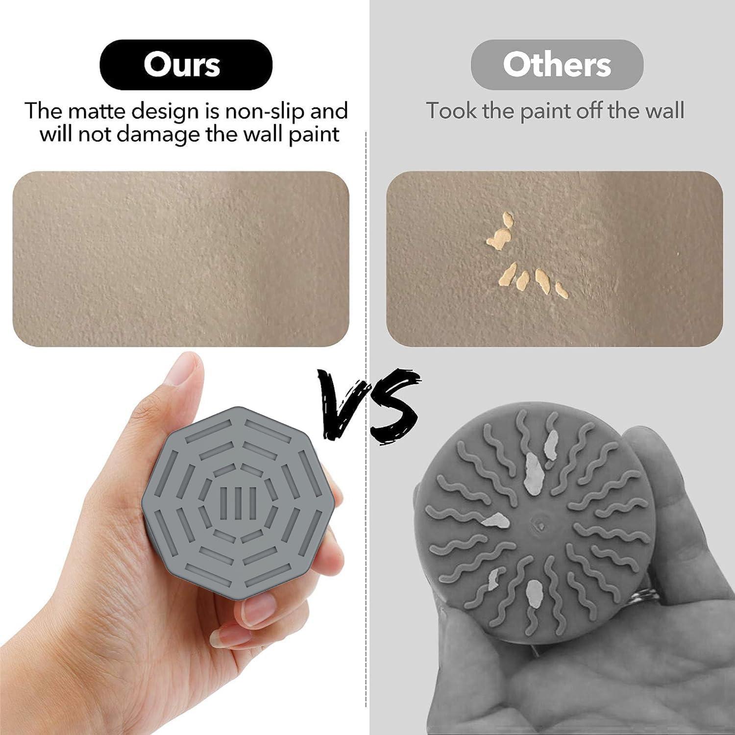 Protector de Pared ICERO para Puertas de Bebé - 4 Copas Blancas