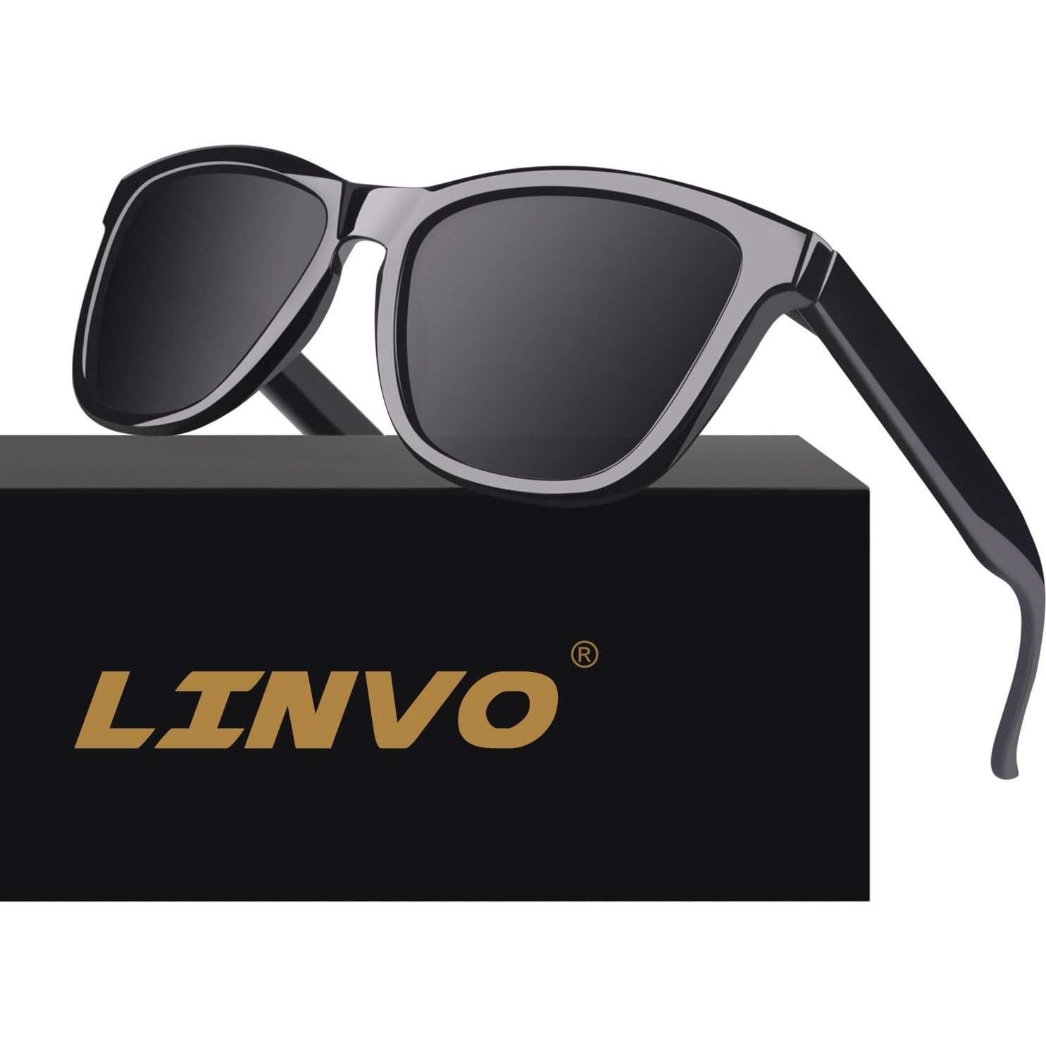 Gafas de sol polarizadas LINVO HD UV400 para hombres y mujeres