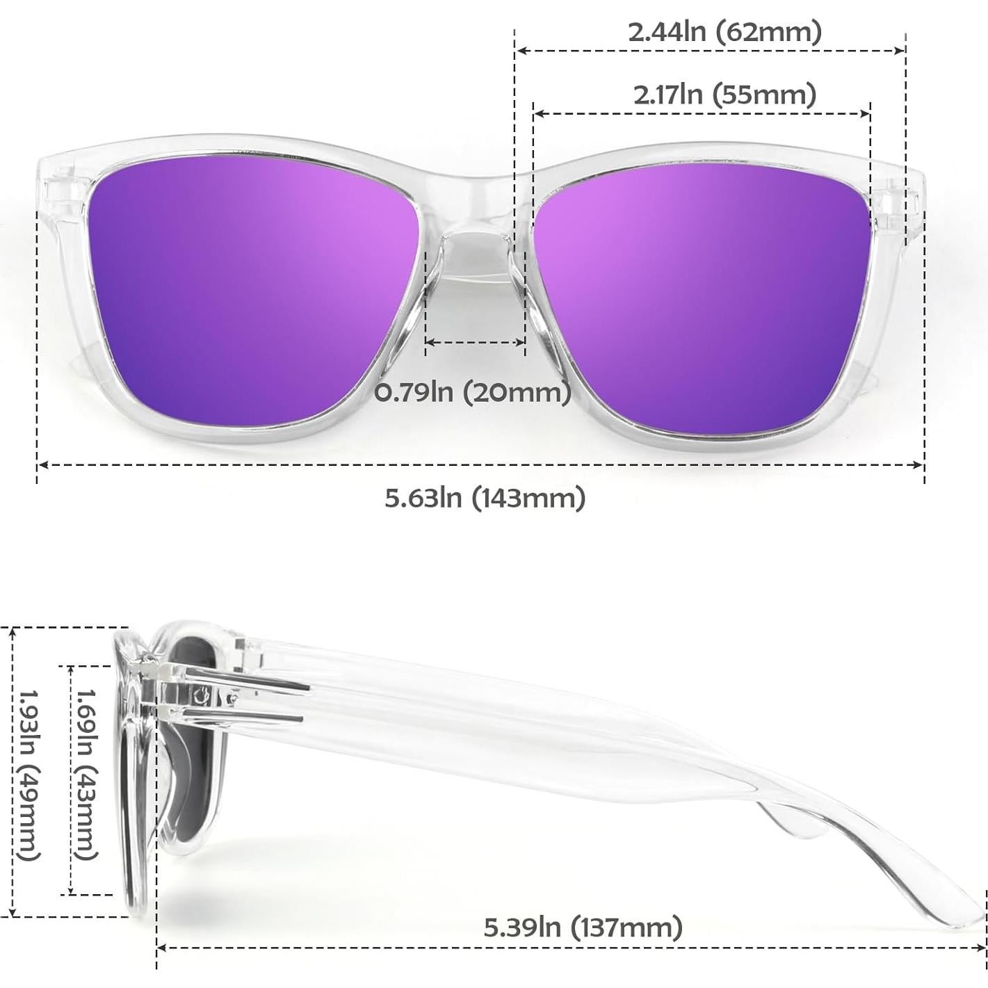 Gafas de sol polarizadas LINVO HD UV400 para hombres y mujeres