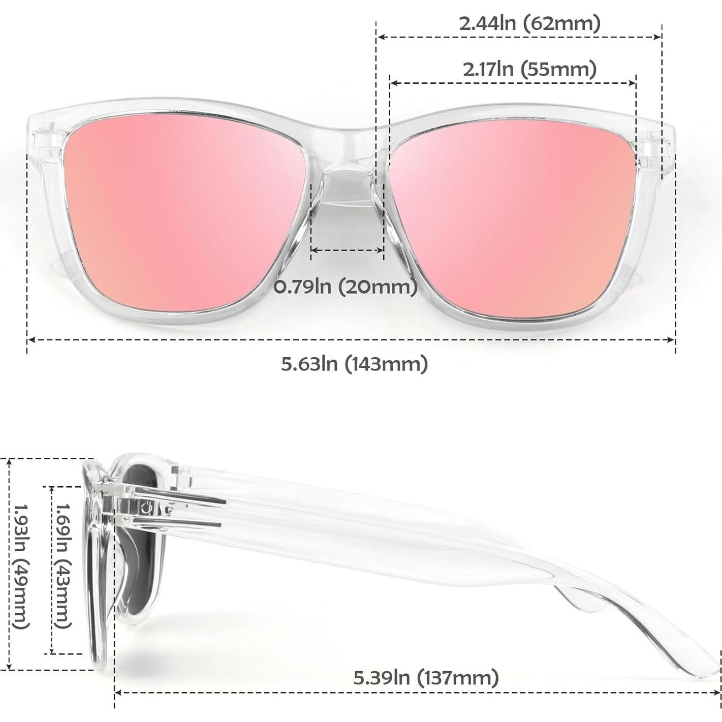 Gafas de sol polarizadas LINVO HD UV400 para hombres y mujeres