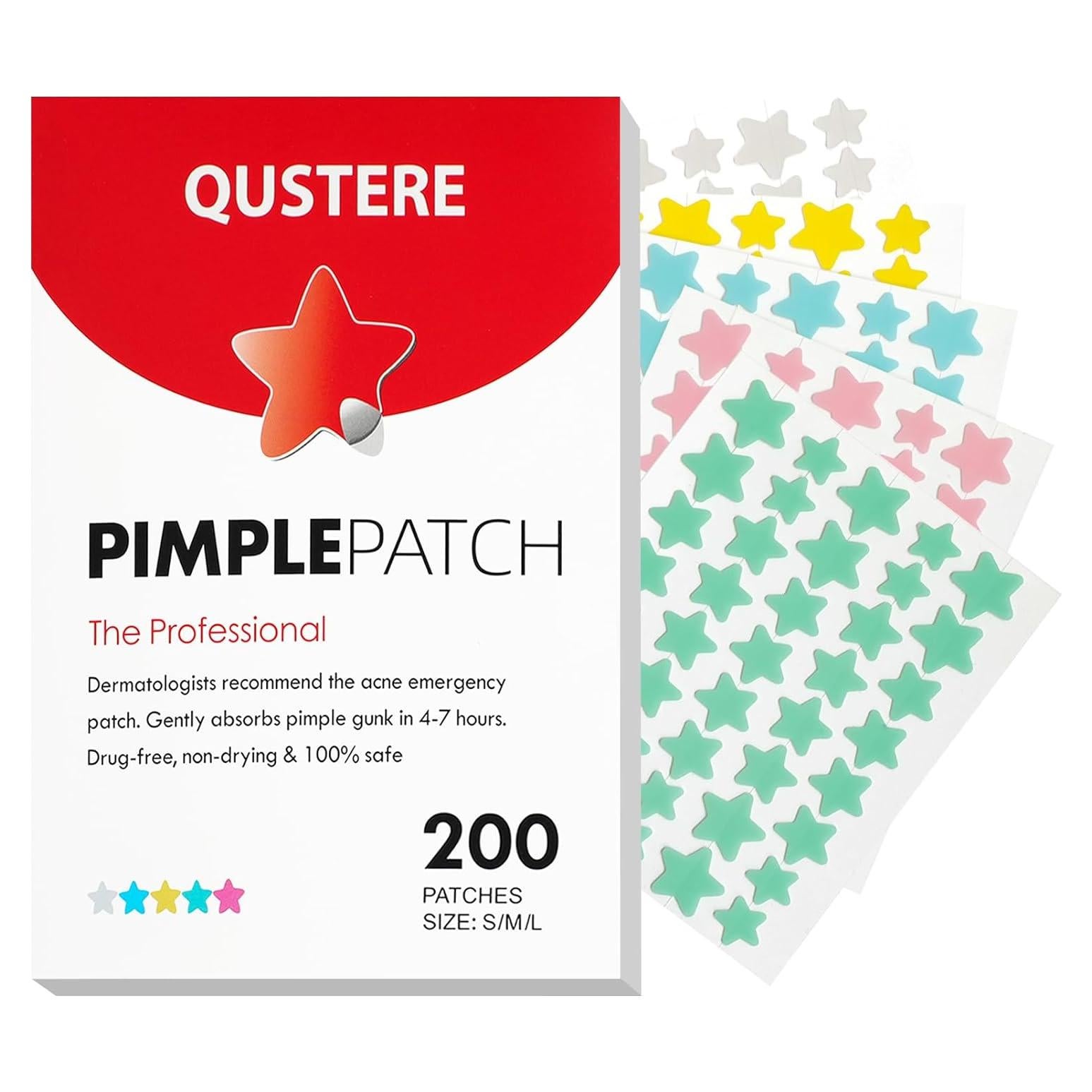 Parche para Granos QUSTERE 200 Unidades Hidrocoloides