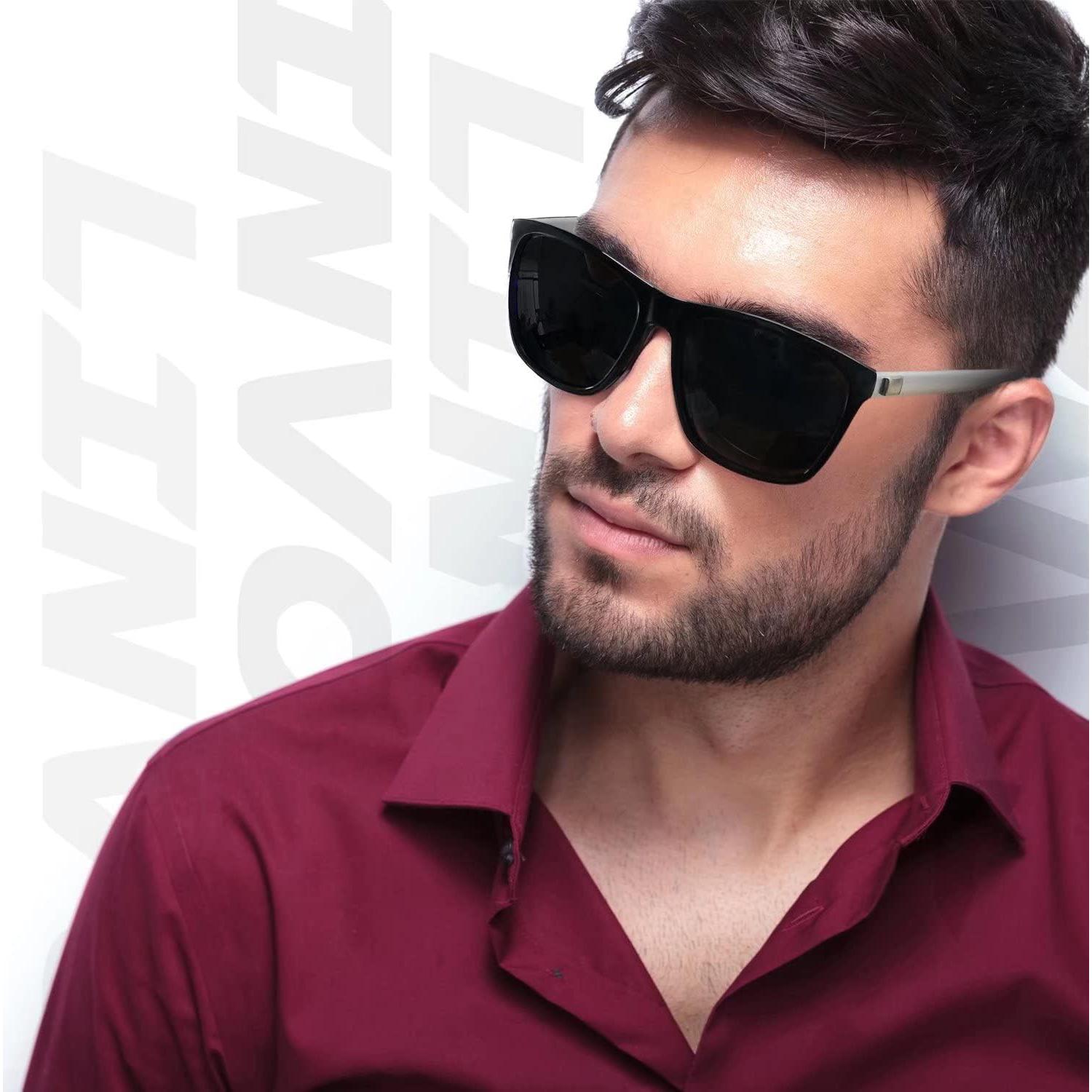 Gafas de sol polarizadas LINVO HD UV400 para hombres y mujeres