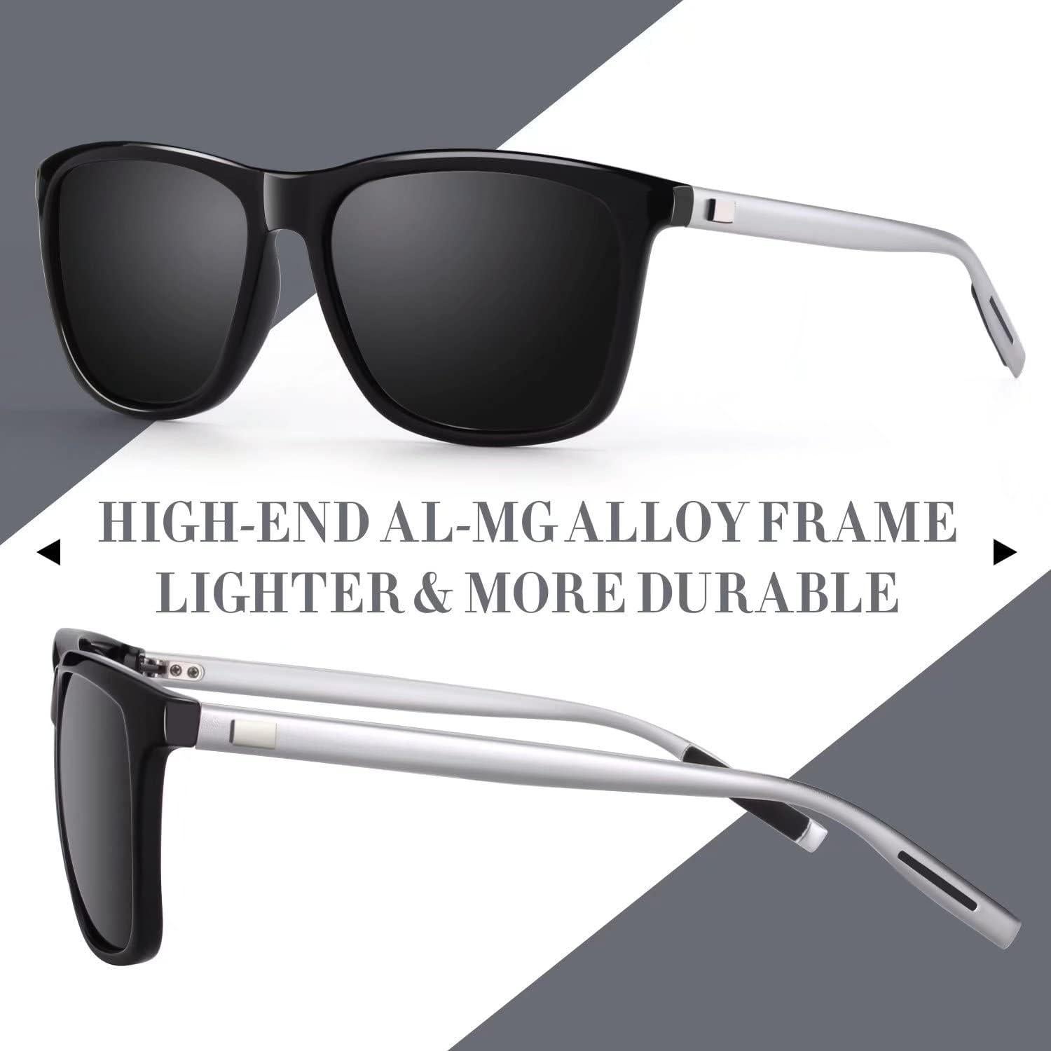 Gafas de sol polarizadas LINVO HD UV400 para hombres y mujeres