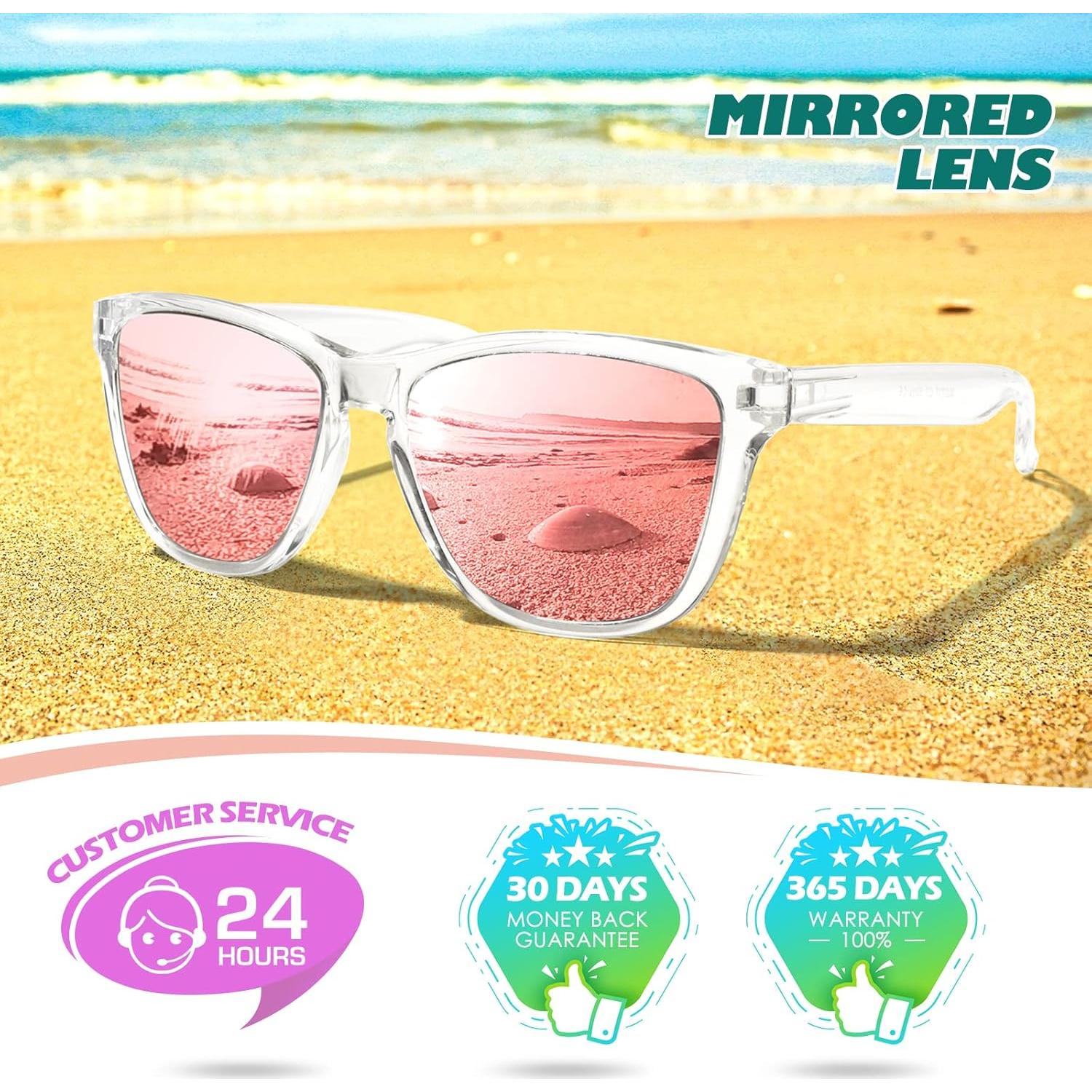 Gafas de sol polarizadas LINVO HD UV400 para hombres y mujeres