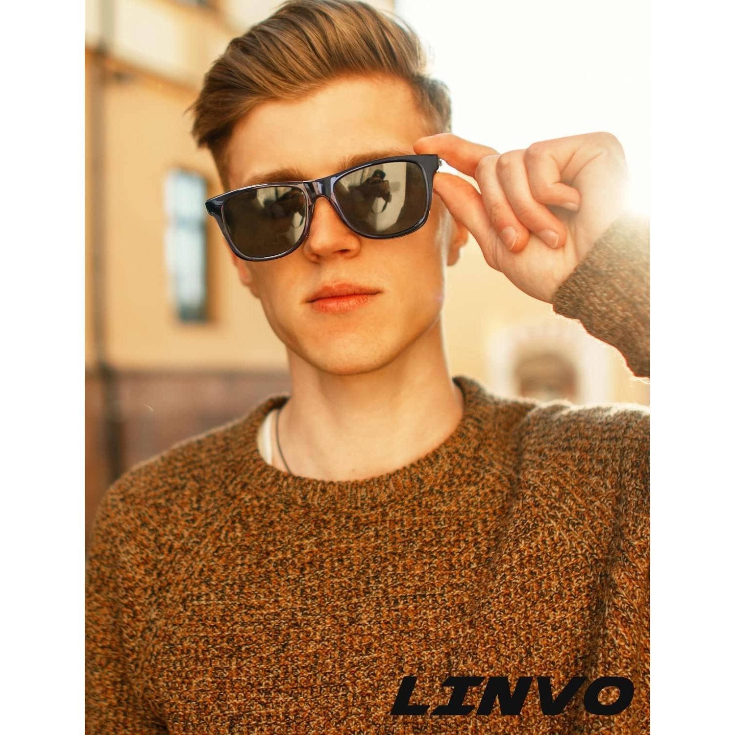 Gafas de sol polarizadas LINVO TR90 ultraligeras UV400