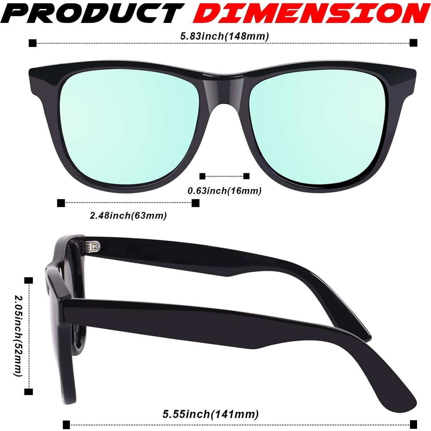 Gafas de sol polarizadas LINVO TR90 ultraligeras UV400