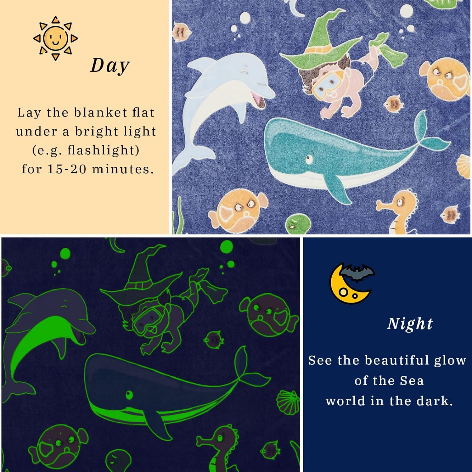 Manta de forro polar Gitrat azul 130x150 cm para niños