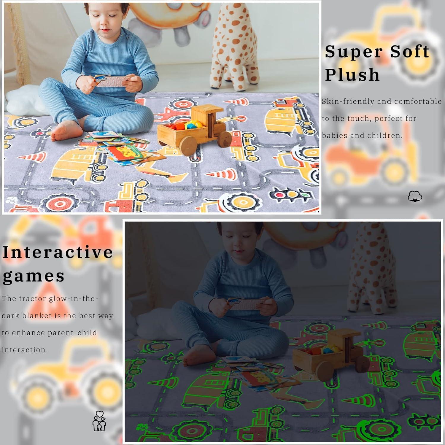 Manta Gitrat que Brilla en la Oscuridad 127x152 cm