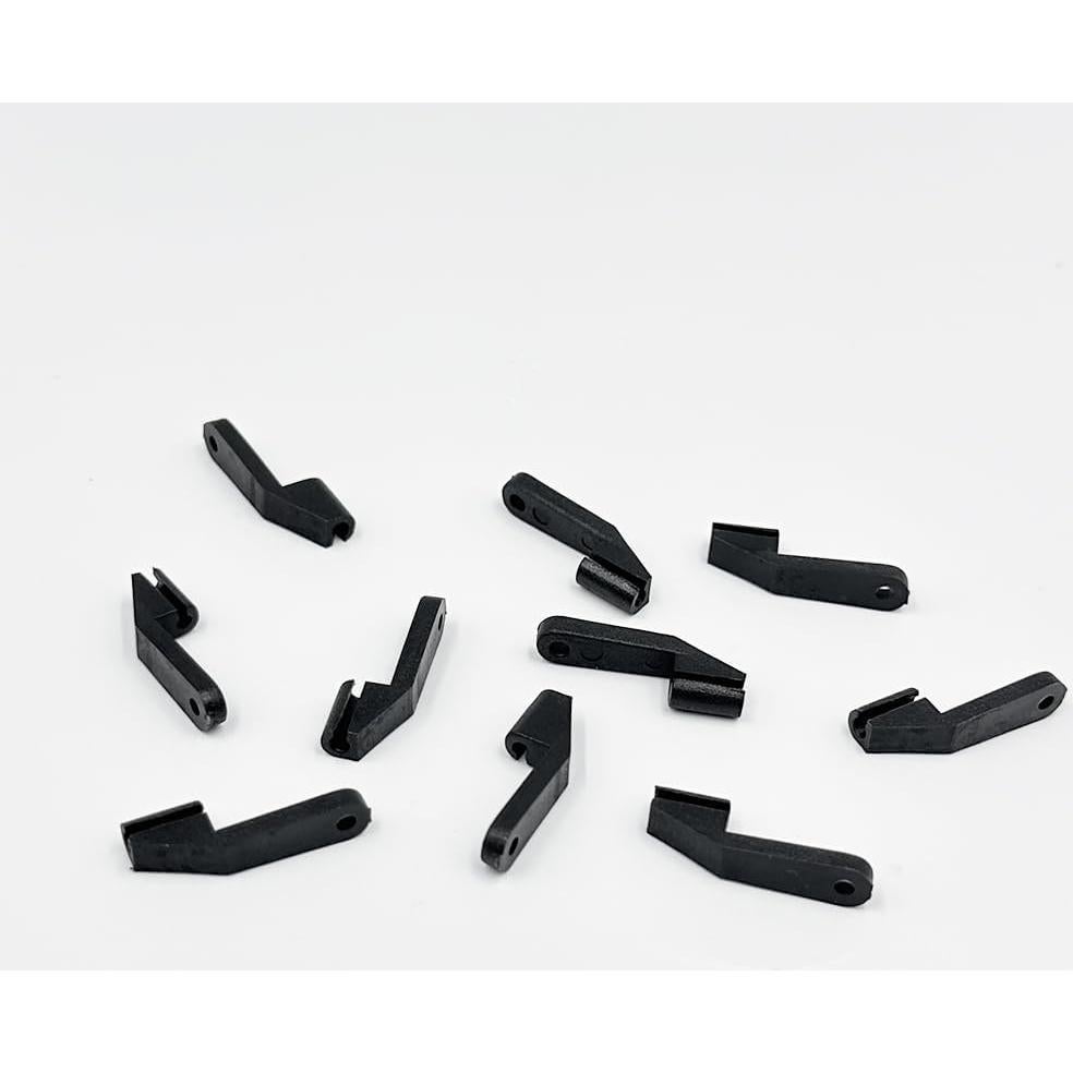 10 Sujetadores Plásticos URIMPAVIDO para Aviones RC 2mm