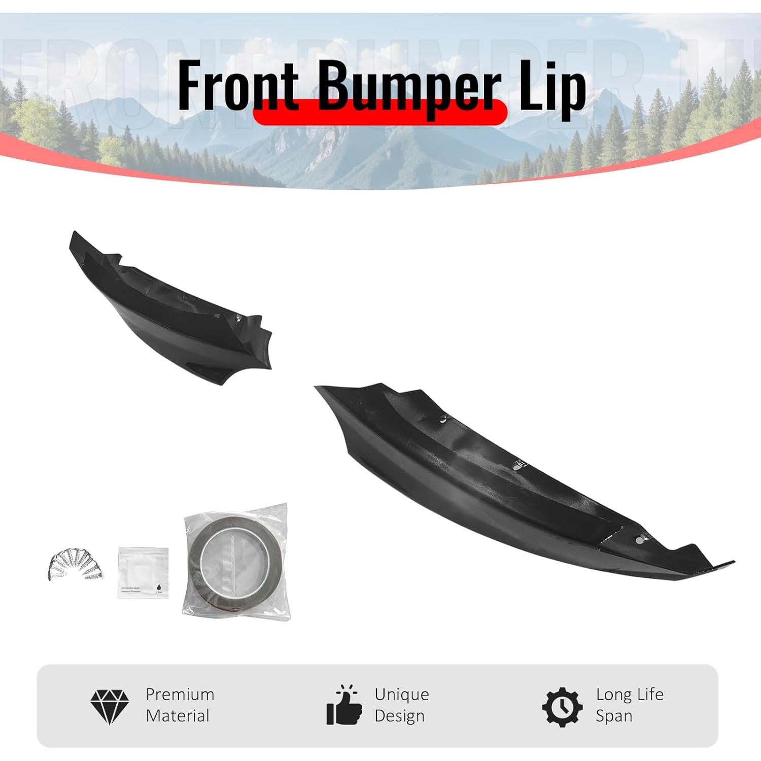 Labio Divisor de Parachoques Frontal IKON para BMW E82 E88