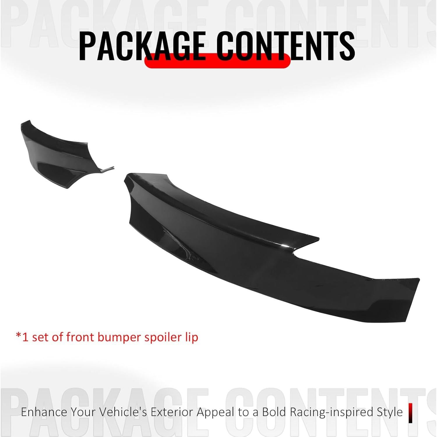 Labio Divisor de Parachoques Frontal IKON para BMW E82 E88