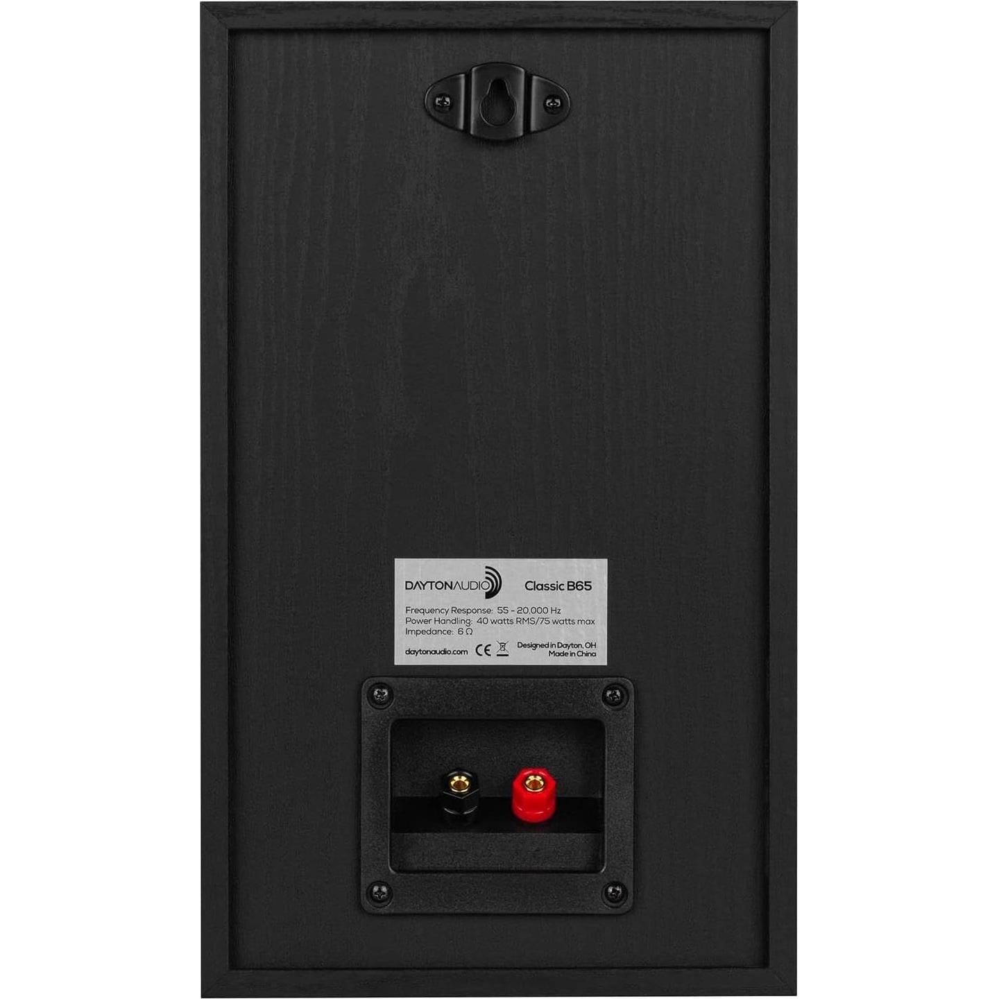 Altavoces de estantería Dayton Audio Classic B65 Negro