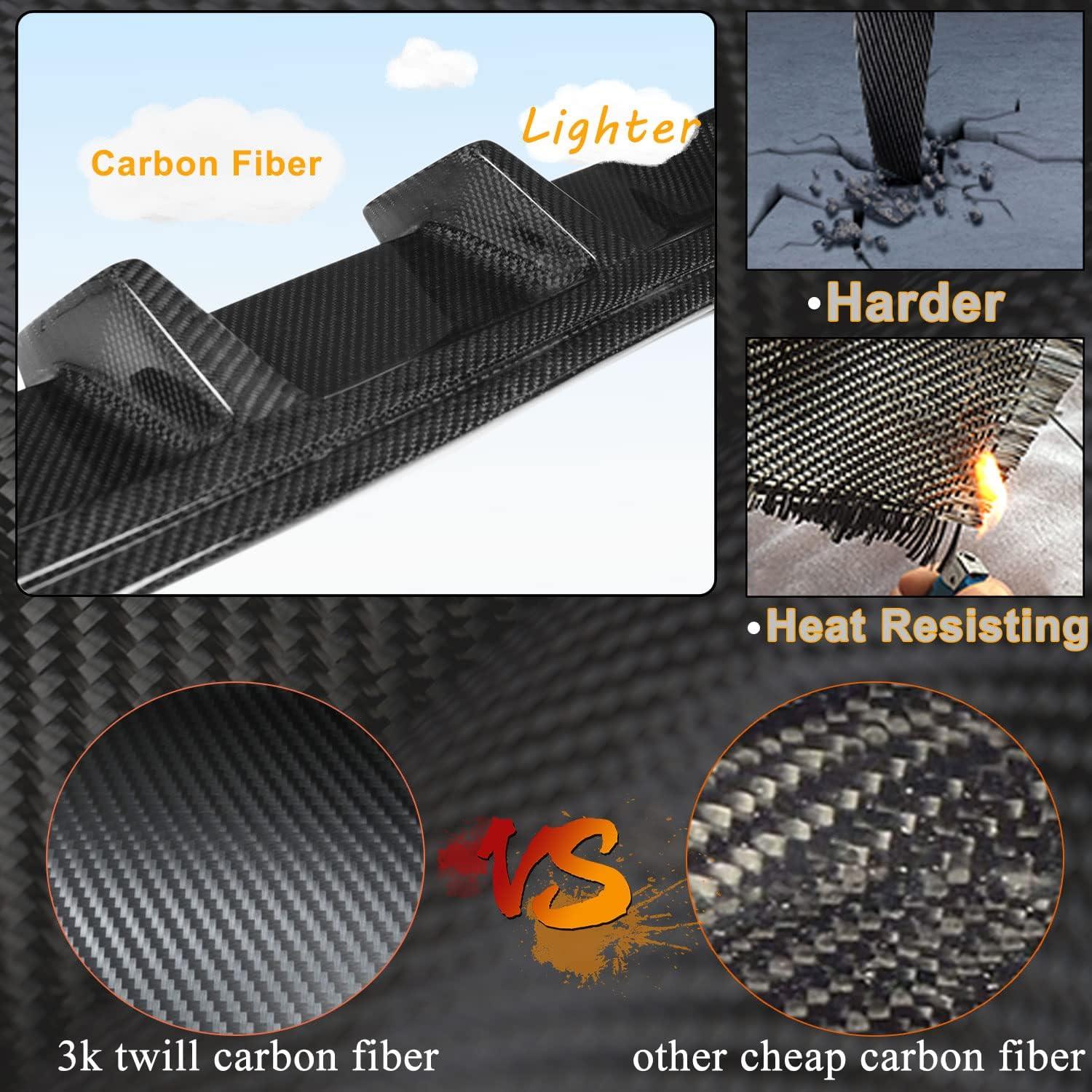 Difusor Trasero de Fibra de Carbono Kit MCARCAR para BMW Serie 6 2013-2018