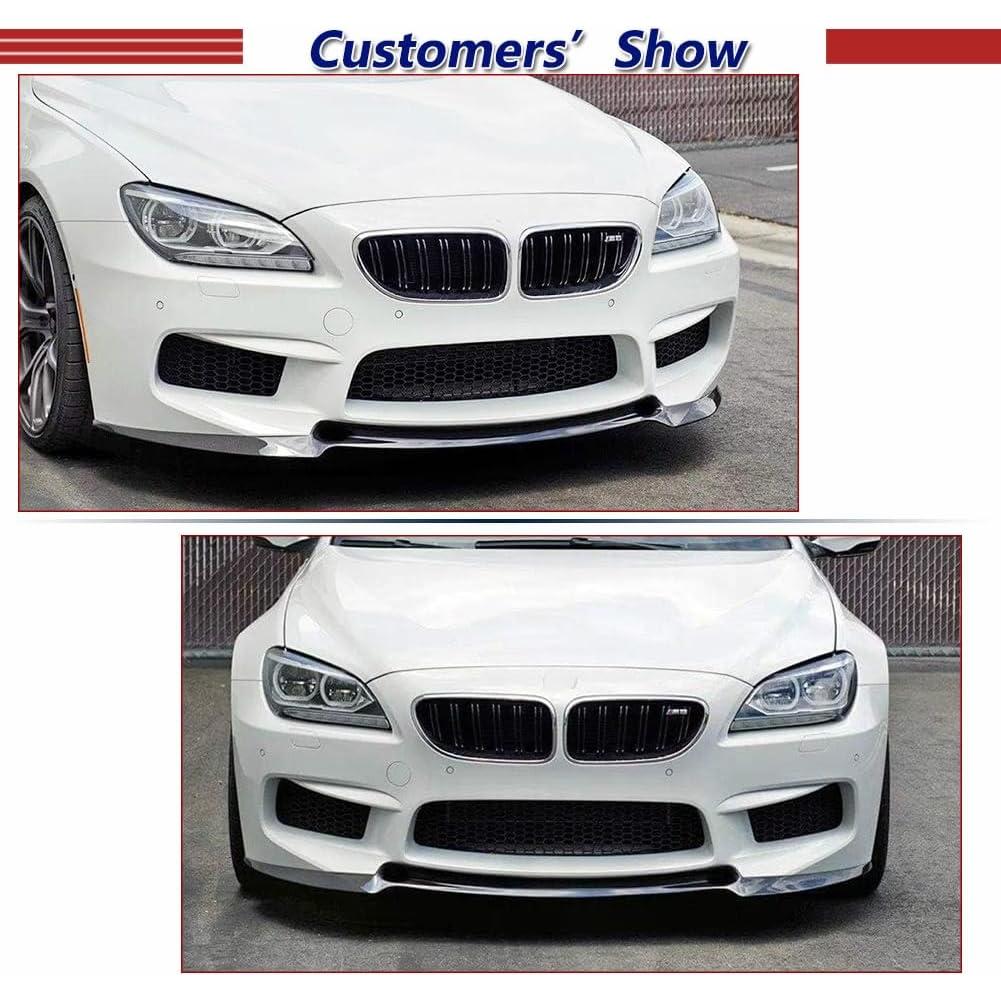 Labio de Parachoques Delantero Fibra de Carbono JC SPORTLINE para BMW M6 2013-2018