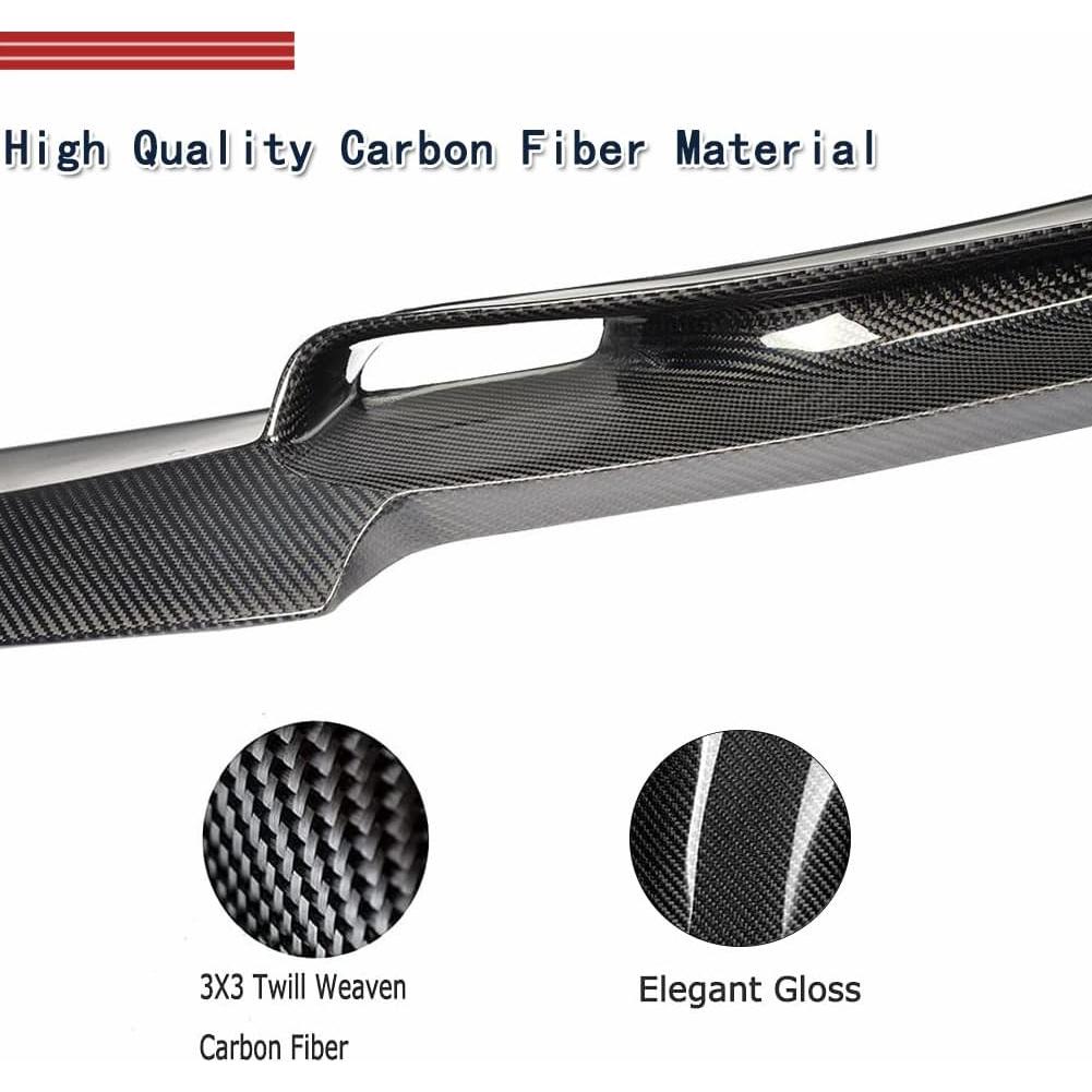 Labio de Parachoques Delantero Fibra de Carbono JC SPORTLINE para BMW M6 2013-2018