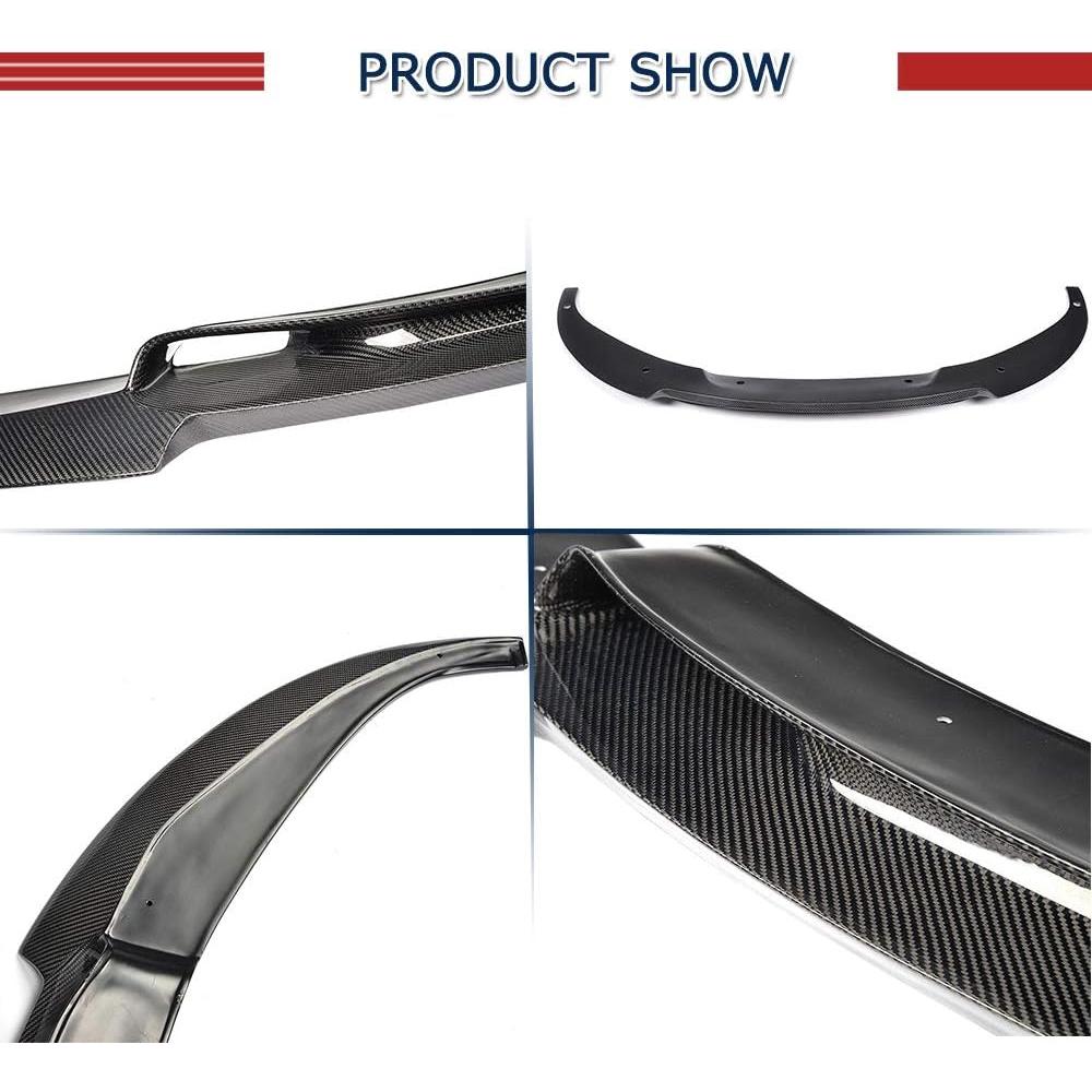 Labio de Parachoques Delantero Fibra de Carbono JC SPORTLINE para BMW M6 2013-2018