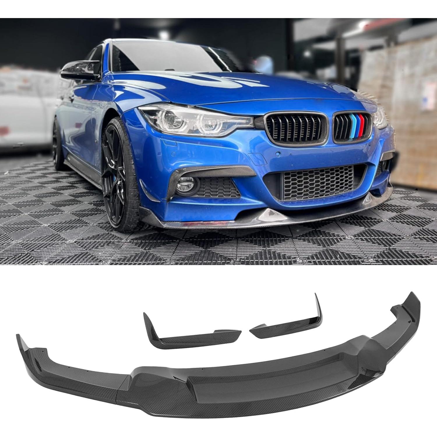 Labio Parachoques Delantero BMW F30 F31 M Sport 2012-2018 Fibra de Carbono
