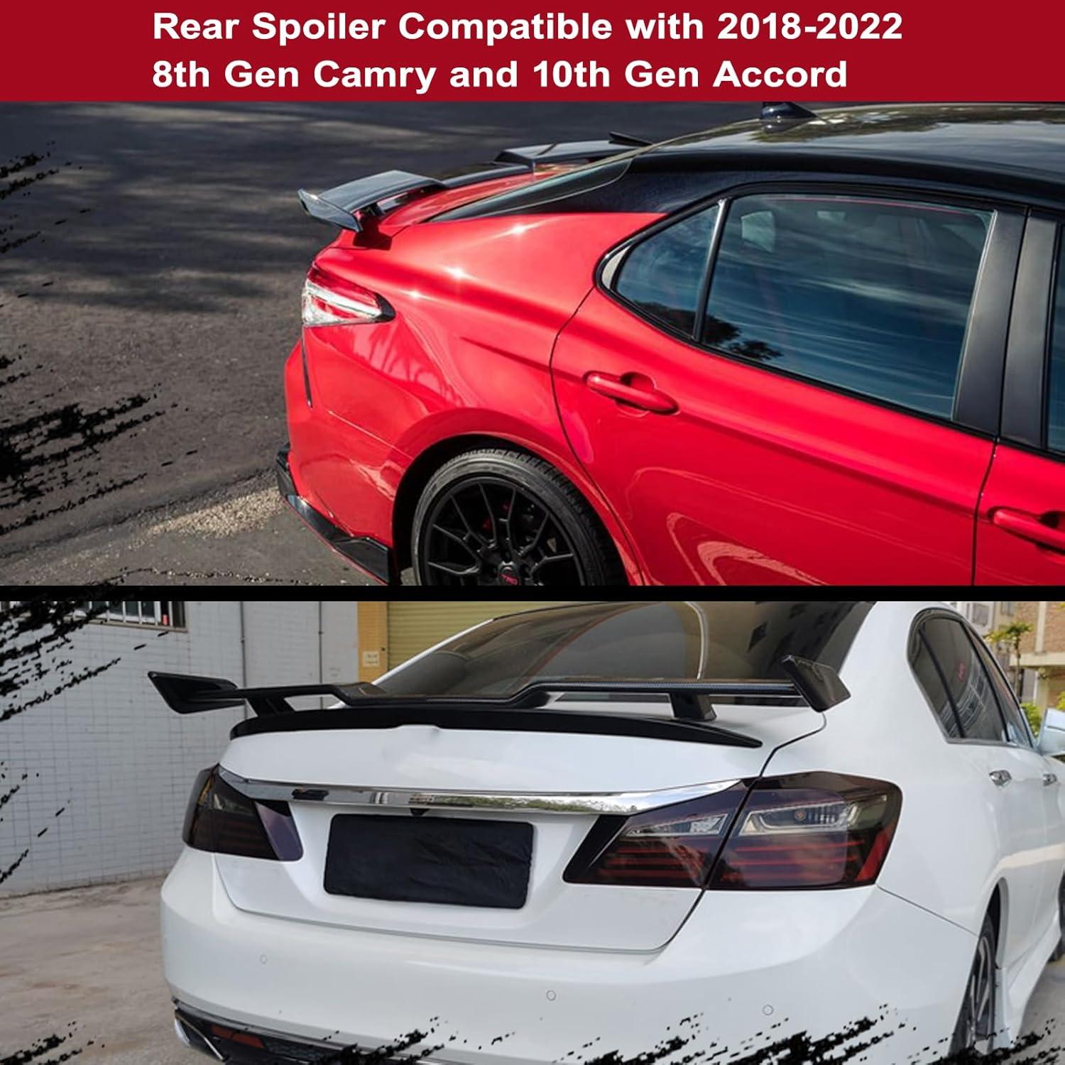 Spoiler Trasero GGsmdick para Camry 2018-2022 ABS Aerodinámico