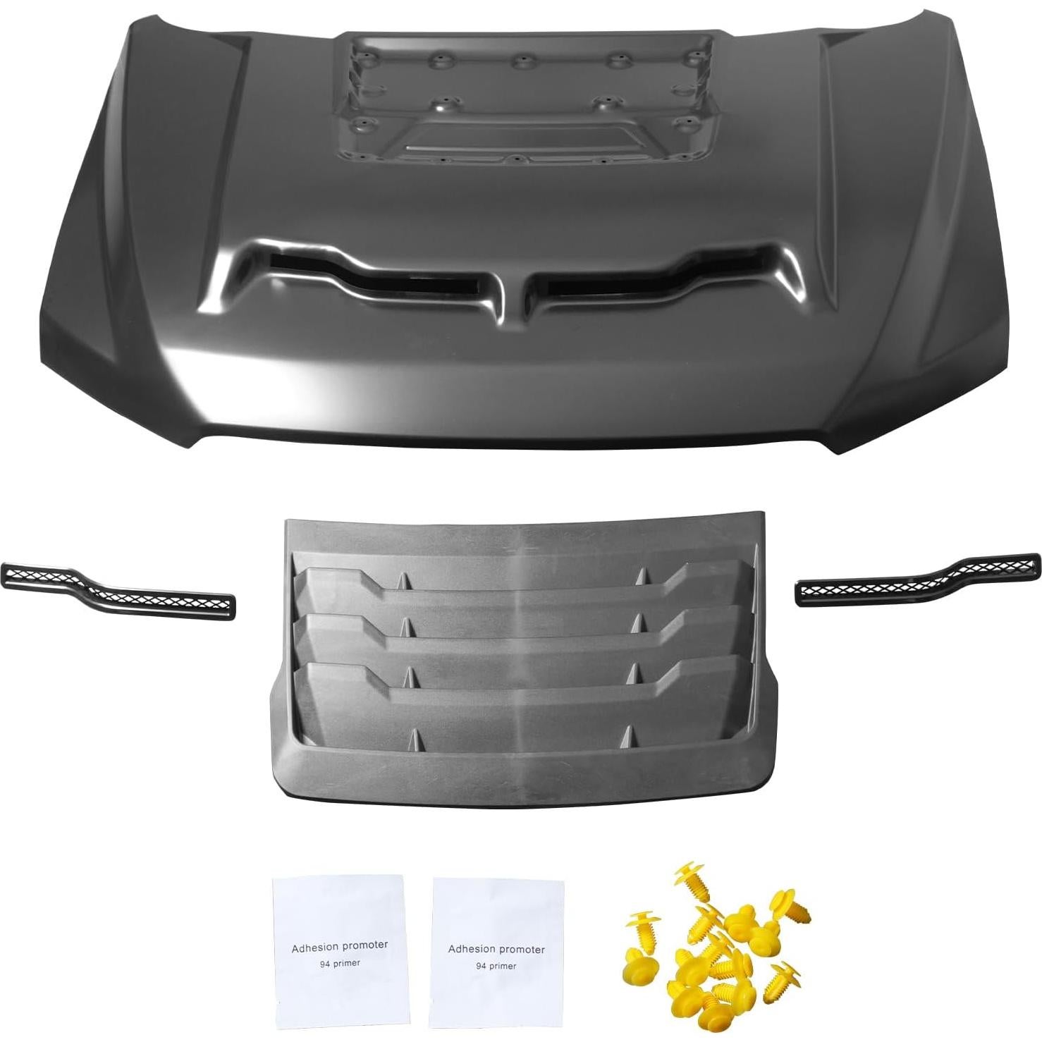 Panel de Capó IKON MOTORSPORTS para Ford F-150 2015-2020 Negro