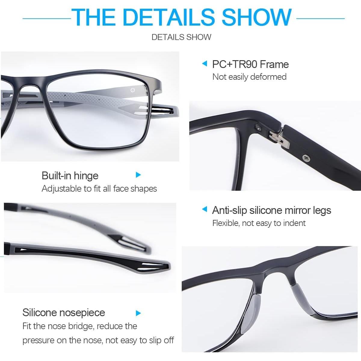 Gafas de Sol Progresivas Multifocales MIRYEA 3.5x UV400