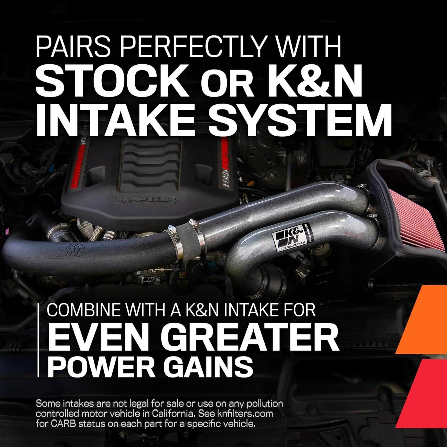 Sistema de Admisión de Aire Frío K&N 63-2623 para Ford F150 2017-2020