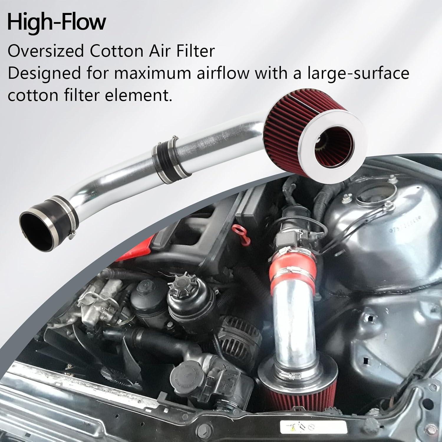 Kit de Entrada de Aire Frío StarTechAuto AIM022-RD-SL para BMW E46