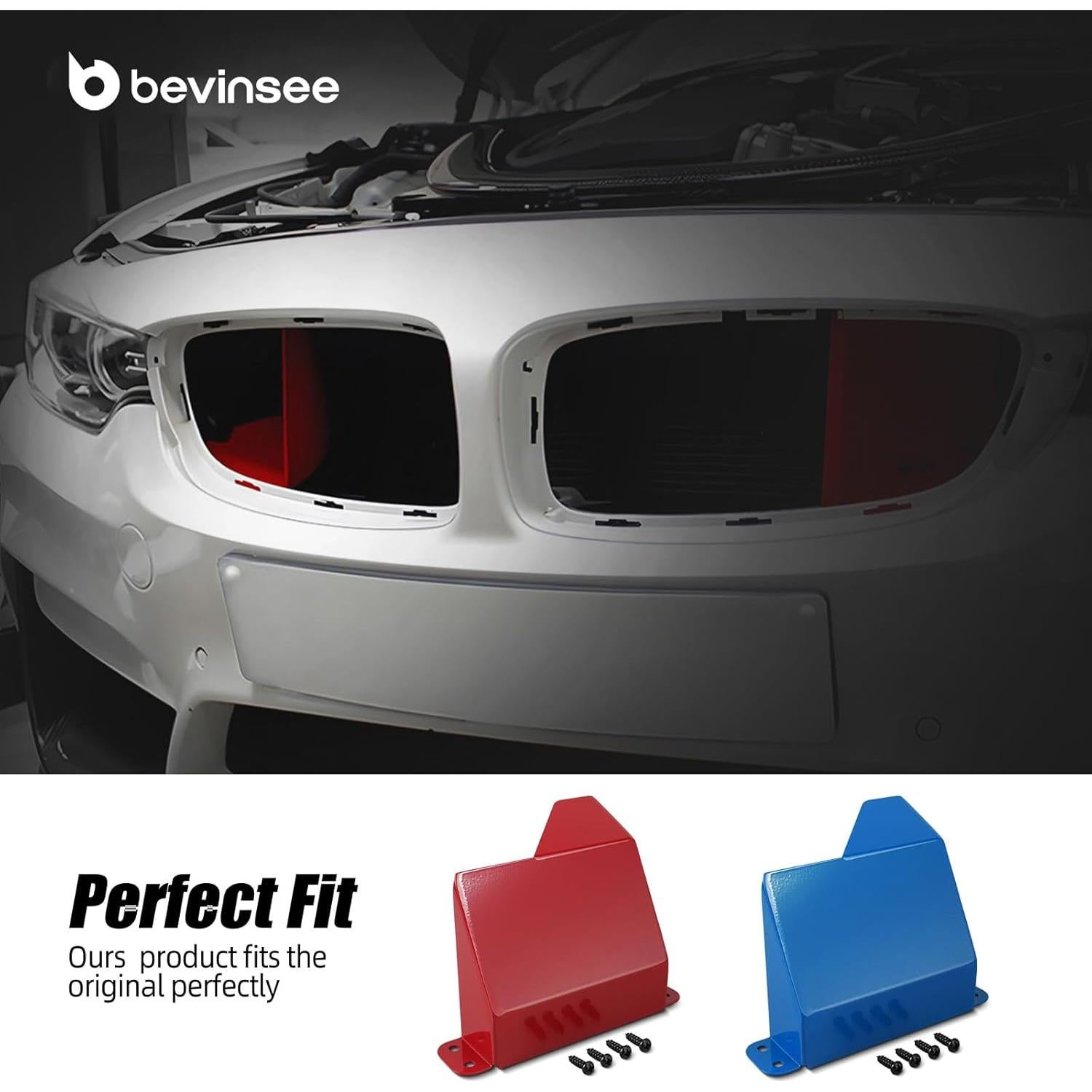 Kit Entrada Aire Frío Bevinsee Aluminio Rojo Compatible BMW