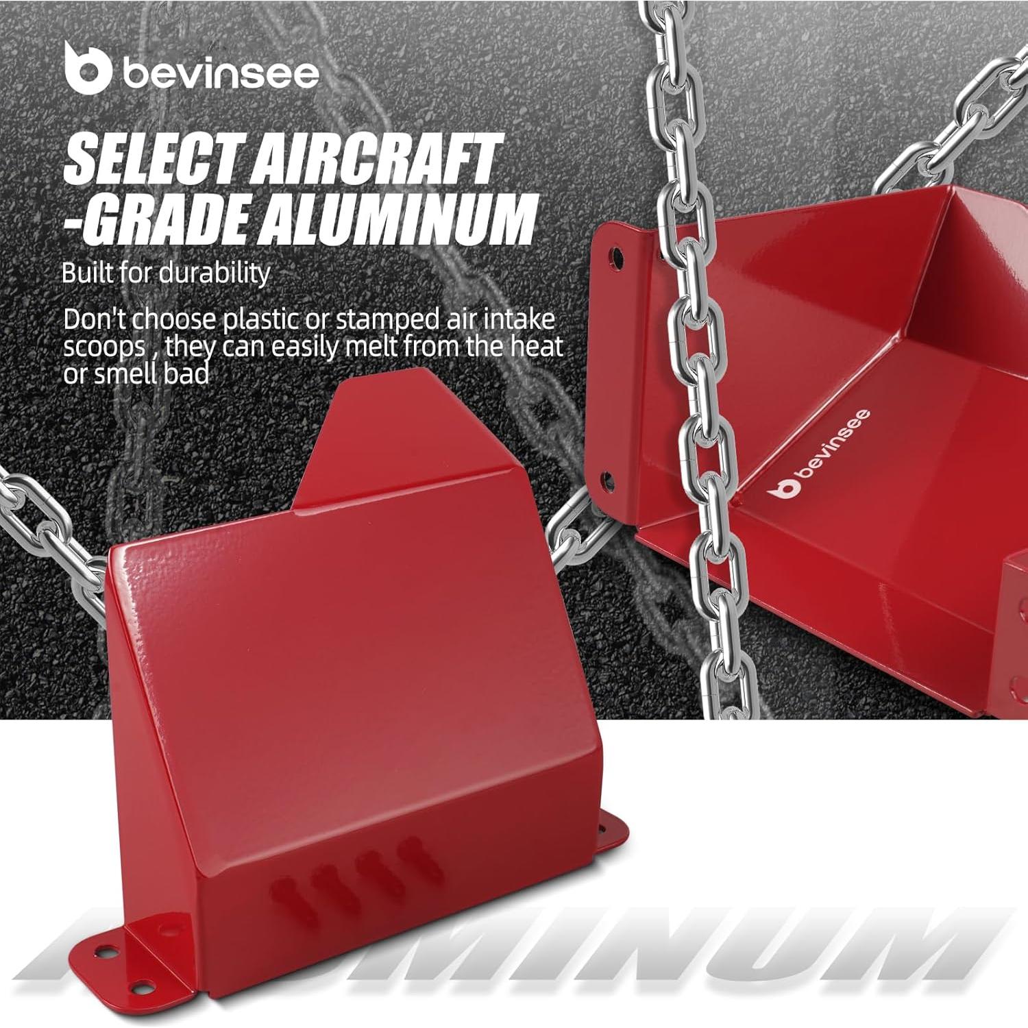 Kit Entrada Aire Frío Bevinsee Aluminio Rojo Compatible BMW