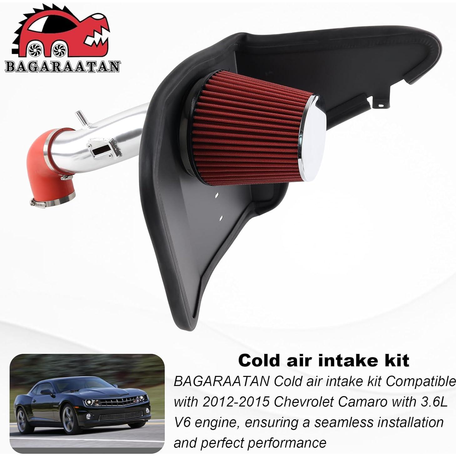 Sistema de admisión de aire frío BAGARAATAN DR14-SL-RD 3.6L V6