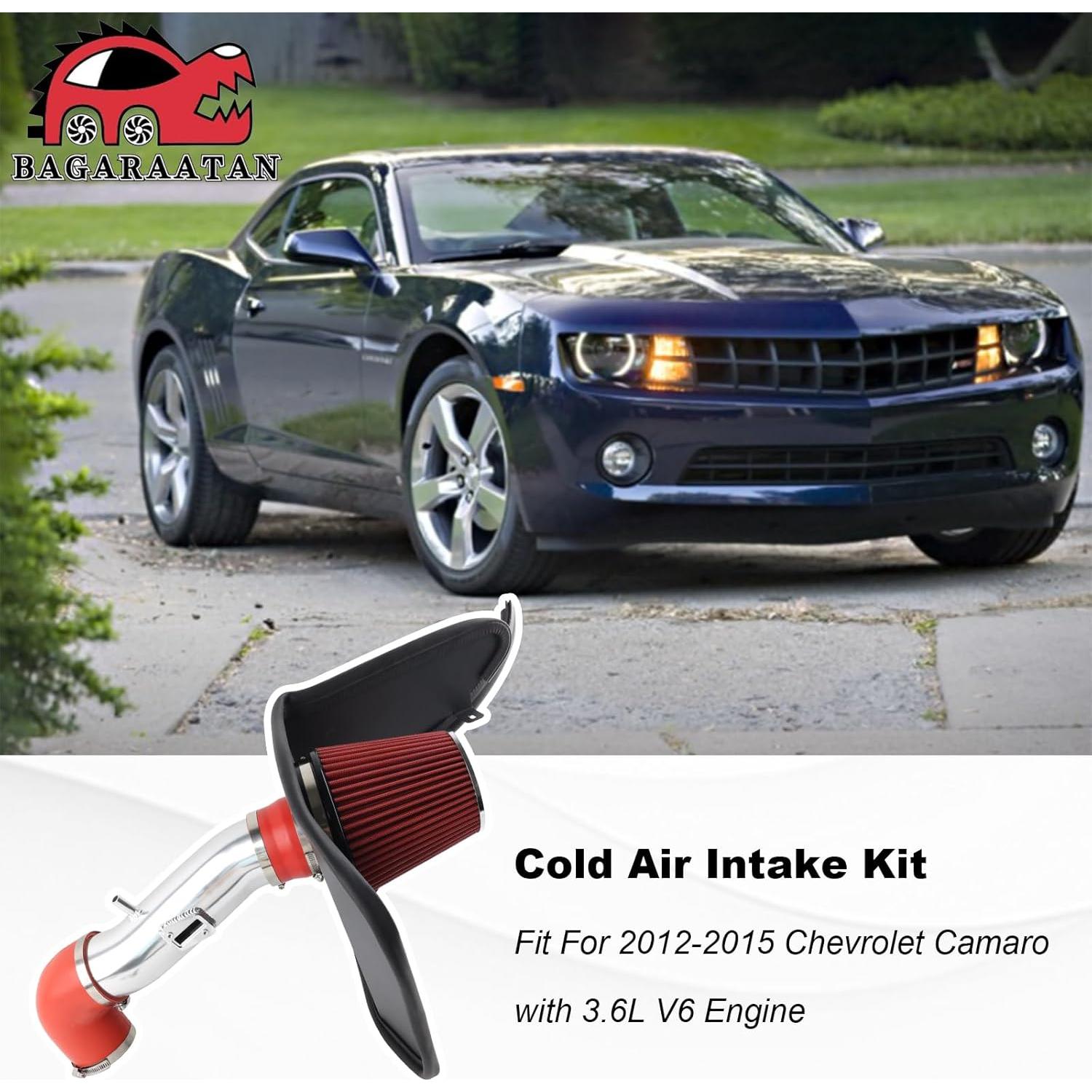 Sistema de admisión de aire frío BAGARAATAN DR14-SL-RD 3.6L V6