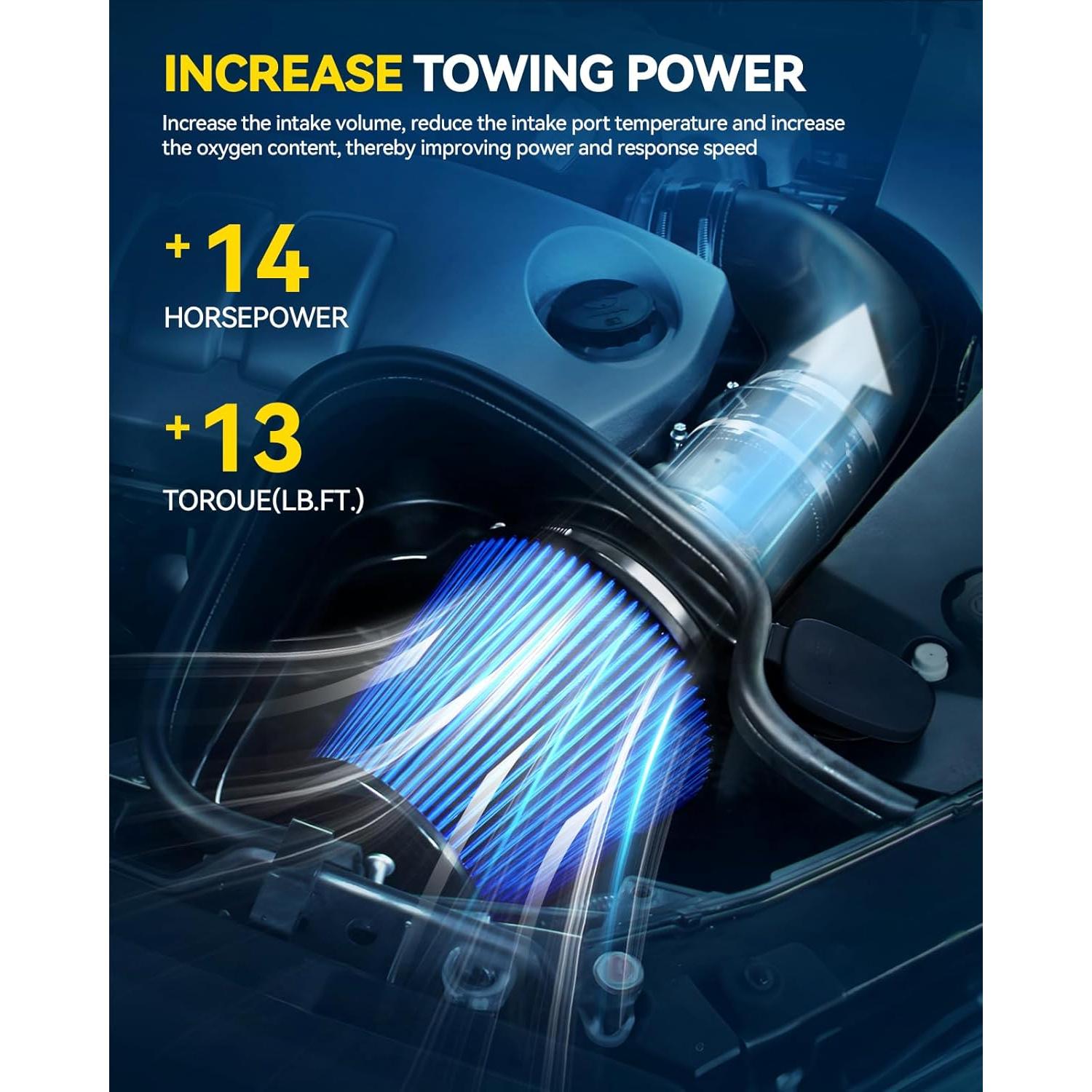 Kit de Admisión de Aire Frío PHILTOP para Ford Mustang V8 5.0L 1989-1993