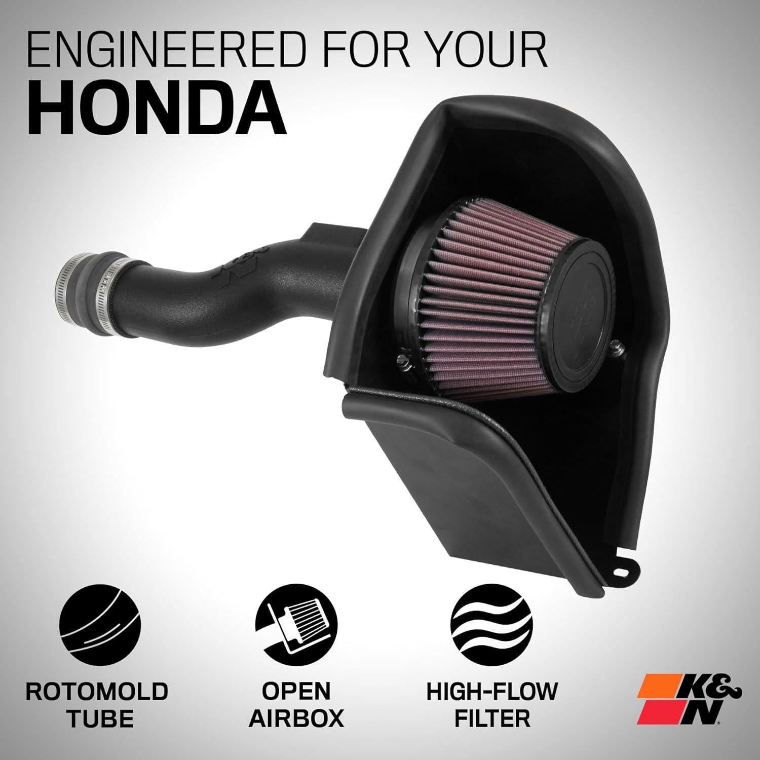Sistema de Admisión de Aire Frío K&N 63-3516 para Honda Civic 2016-2021