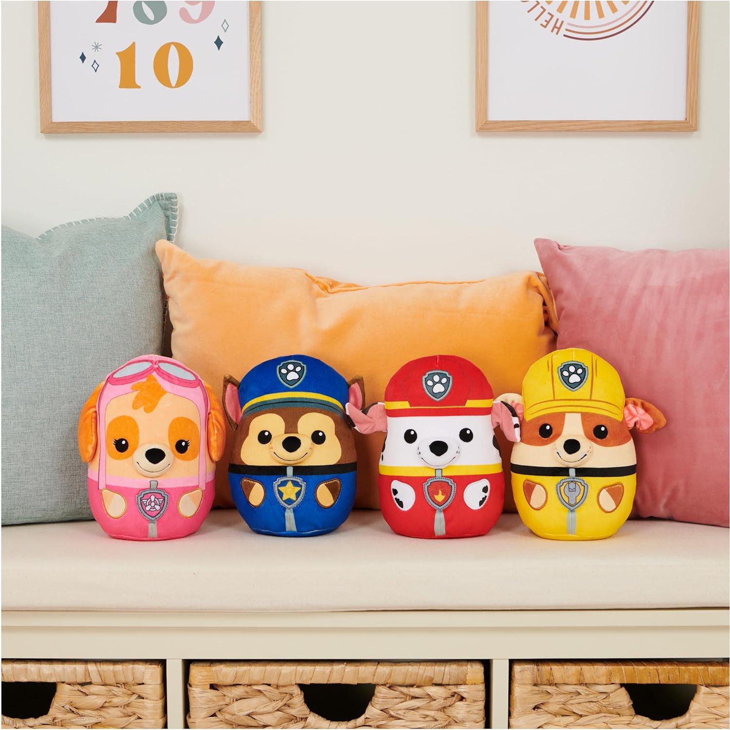 Peluches Aplastables PAW Patrol Marshall 20 cm Juguete Oficial