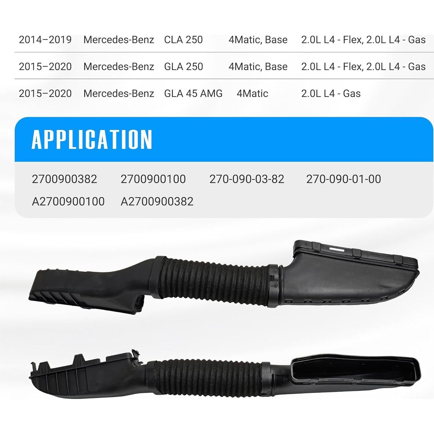 Manguera de Entrada de Aire NOVAPARTS para Mercedes-Benz 2014-2020