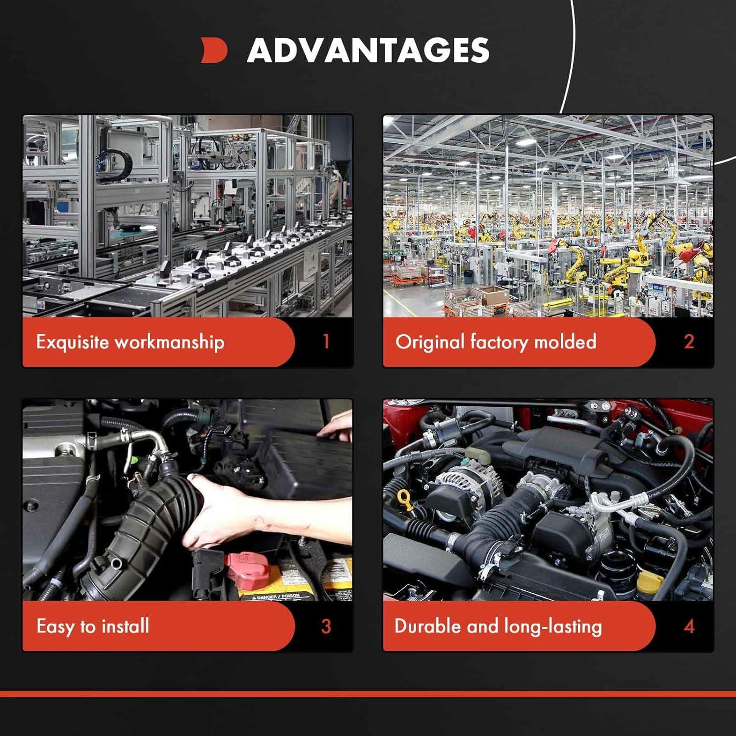 Tubo de entrada de aire A-Premium para Mercedes-Benz C180 E200 E220 E250