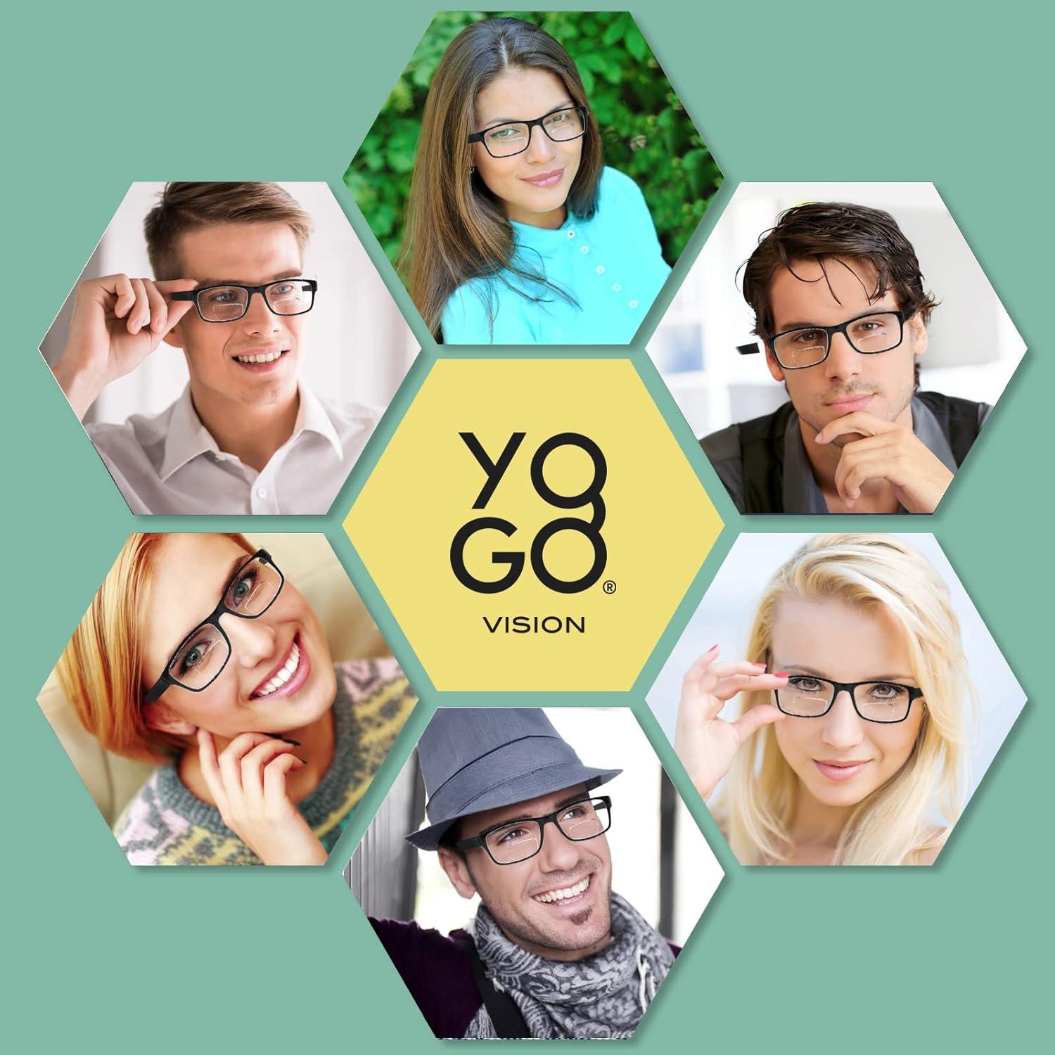 Gafas Bifocales Yogo Vision 2.5x Unisex Diseño Retro