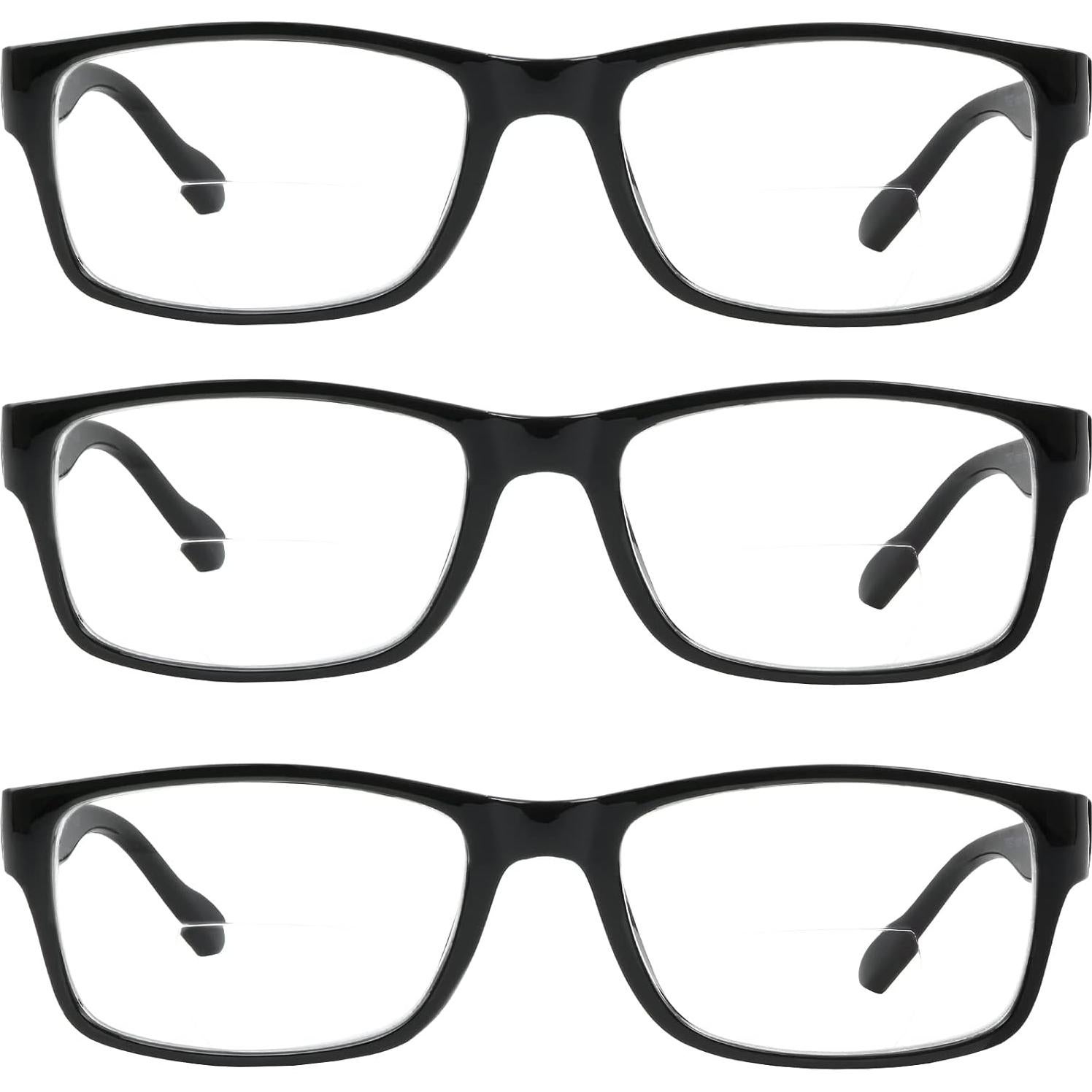 Gafas de lectura bifocales Yogo Vision 2.75x unisex negras