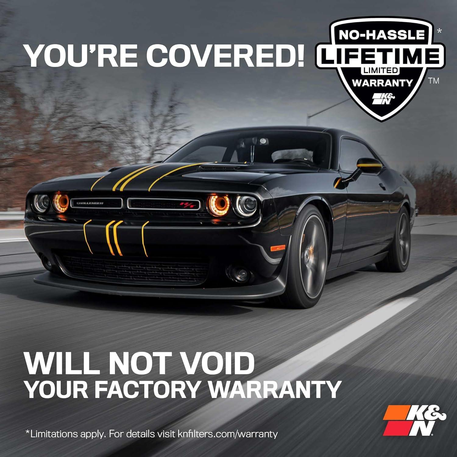 Sistema de Admisión de Aire Frío K&N 63-1564 para Chrysler/Dodge