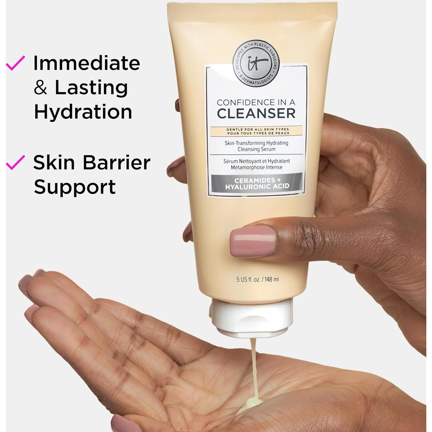 Limpiador Facial IT Cosmetics 150ml Ácido Hialurónico