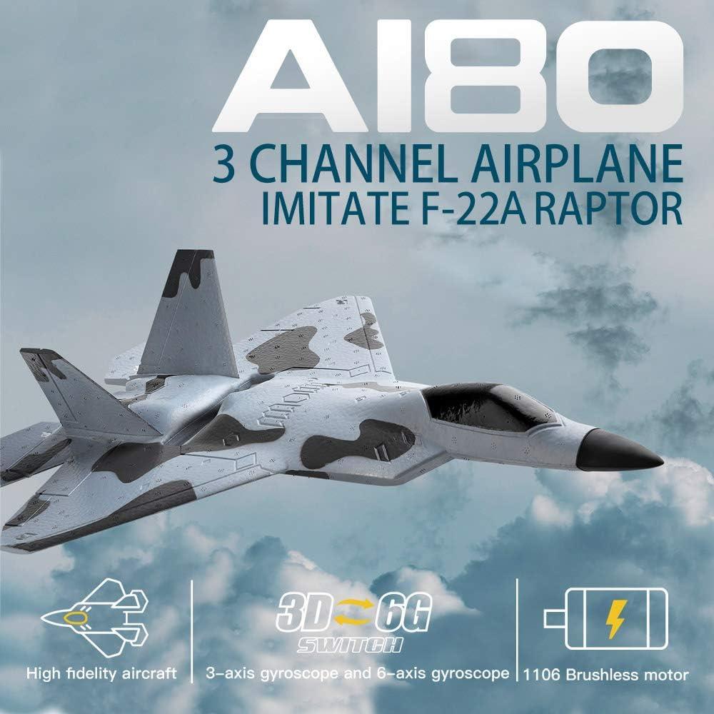 GoolRC WLtoys XKS A180 Avión RC 2.4GHz 3 Baterías RTF