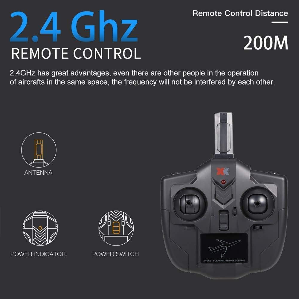 GoolRC WLtoys XKS A180 Avión RC 2.4GHz 3 Baterías RTF