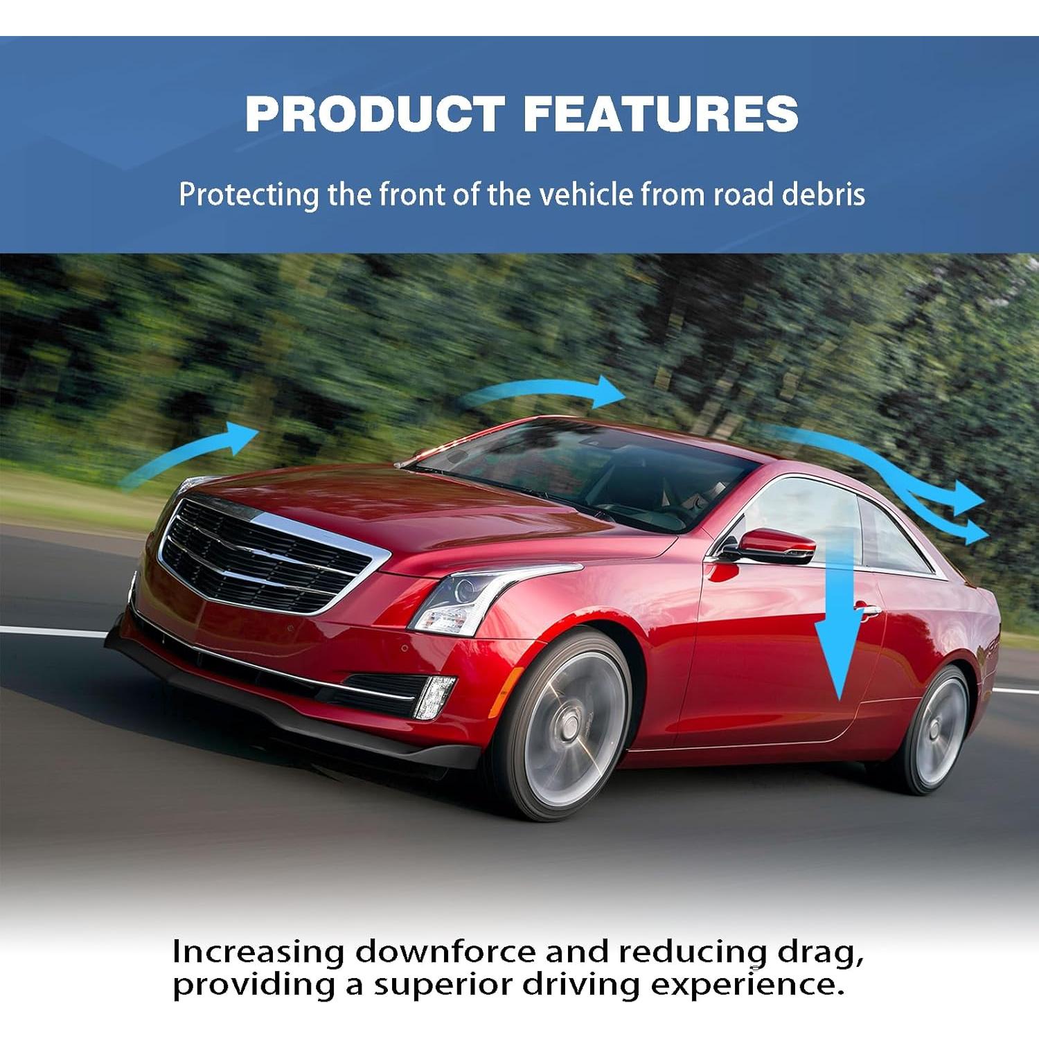 Labio de Parachoques Frontal Pspeed para Ford Mustang 2024-2025