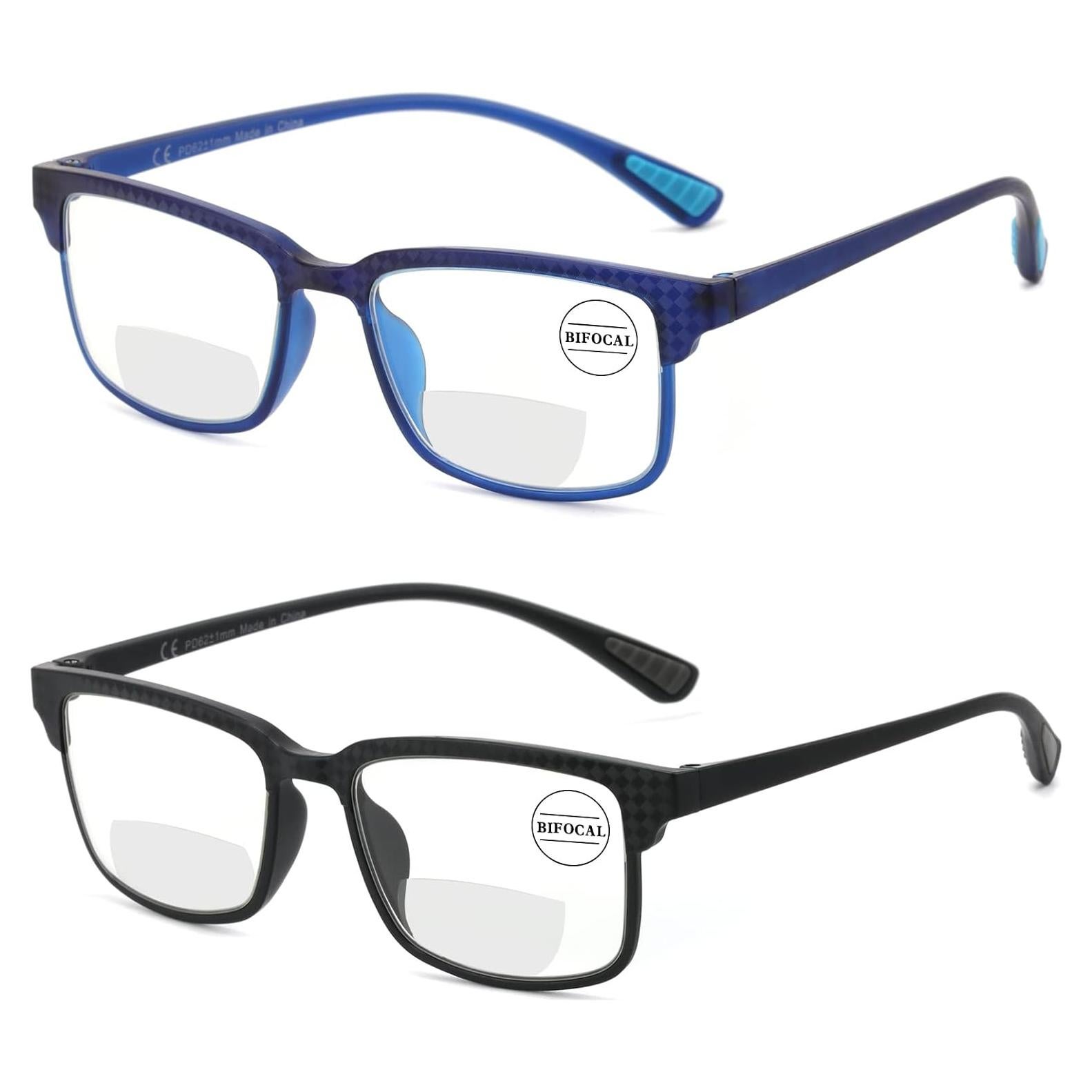 Gafas de Lectura Bifocales CARA 2.0x Negro y Azul