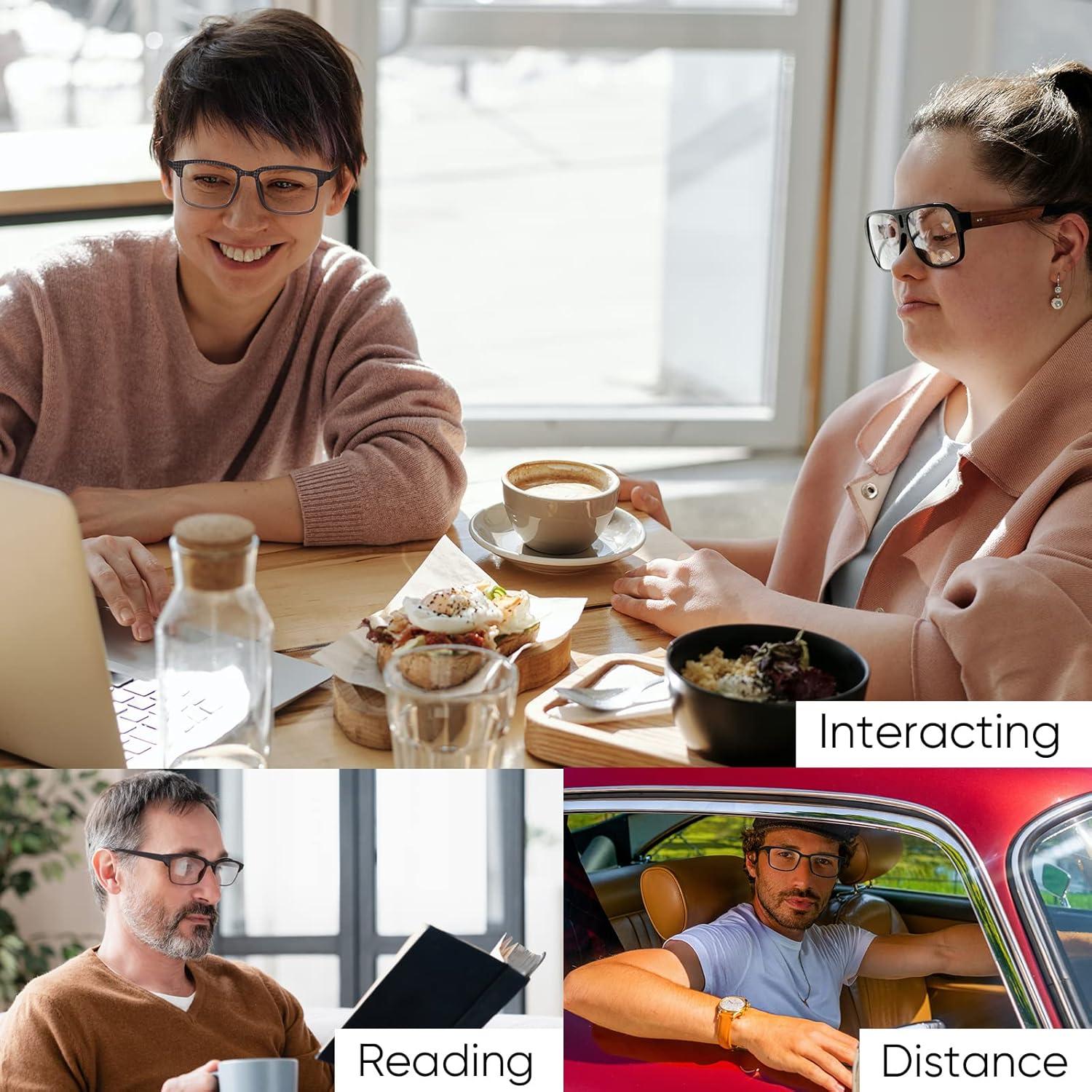 Gafas de Lectura Multifocales Progresivas CARA 2 Pack 1.5x