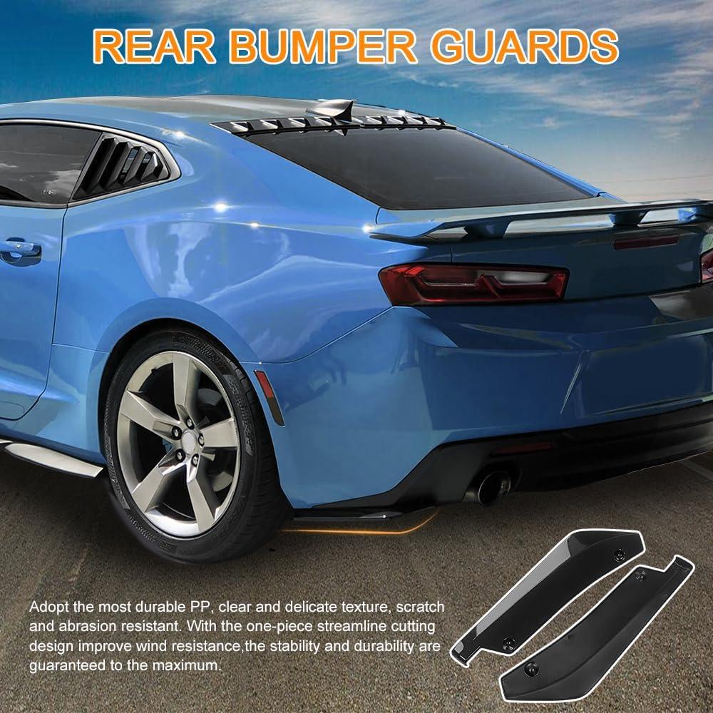 Difusores de Parachoques Trasero HQRNYP 13x34.5 cm Universal