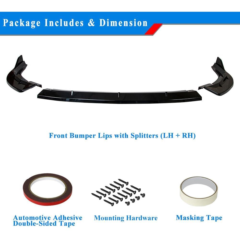 Spoiler Frontal Honda Civic Sedan 2006-2008 Rolling Gears