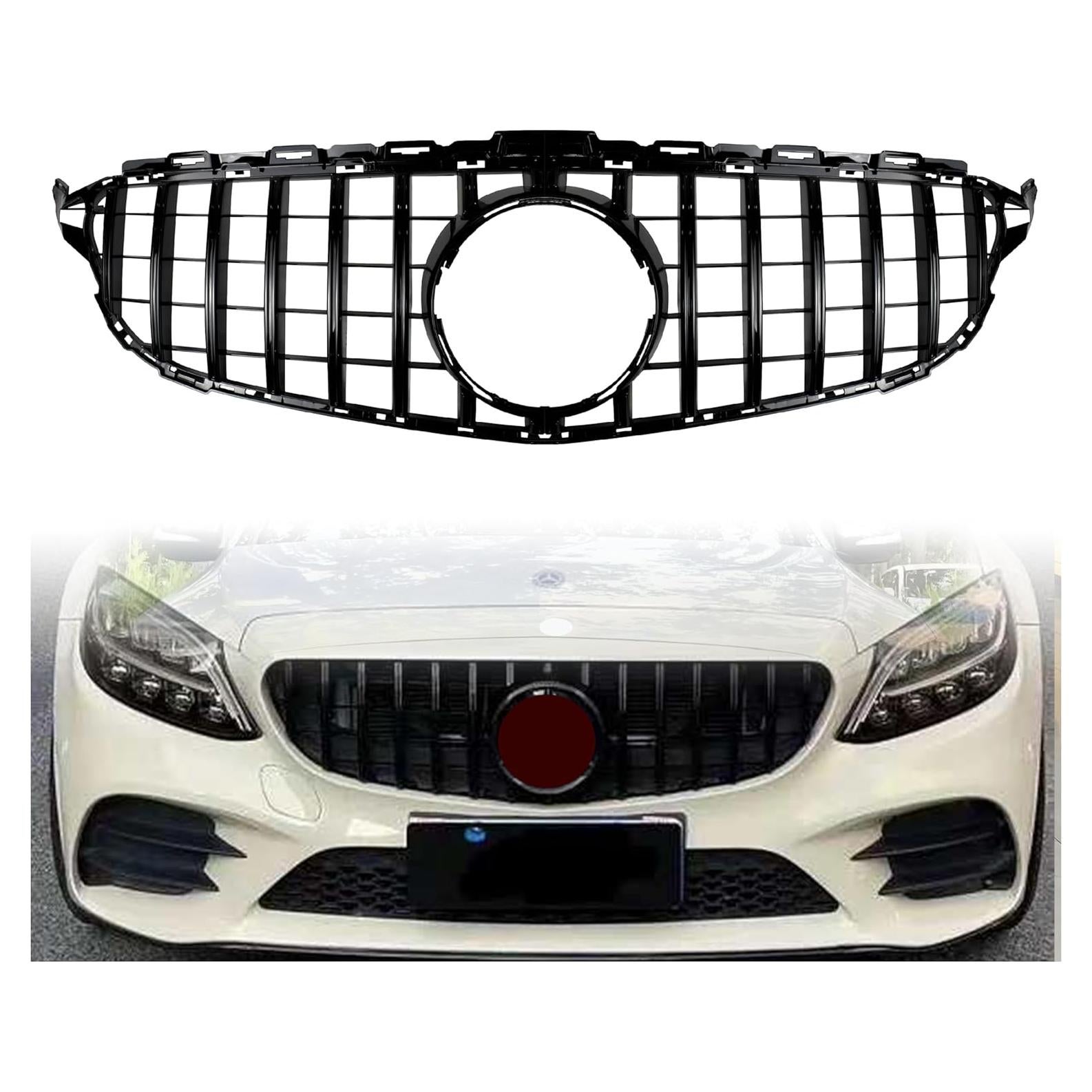 Rejilla Frontal Negra Voltexa para Mercedes-Benz Clase C W205 2015-2018