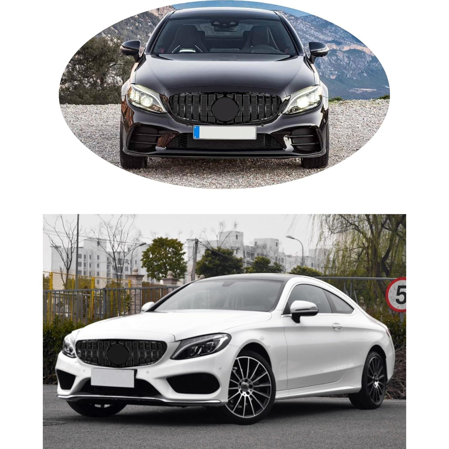 Rejilla Frontal Negra Voltexa para Mercedes-Benz Clase C W205 2015-2018