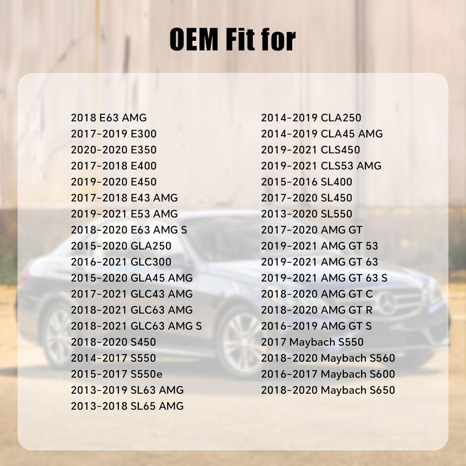 Tapa de Gas Anleecap 2224700205 para Mercedes Benz CLA CLS E GLA